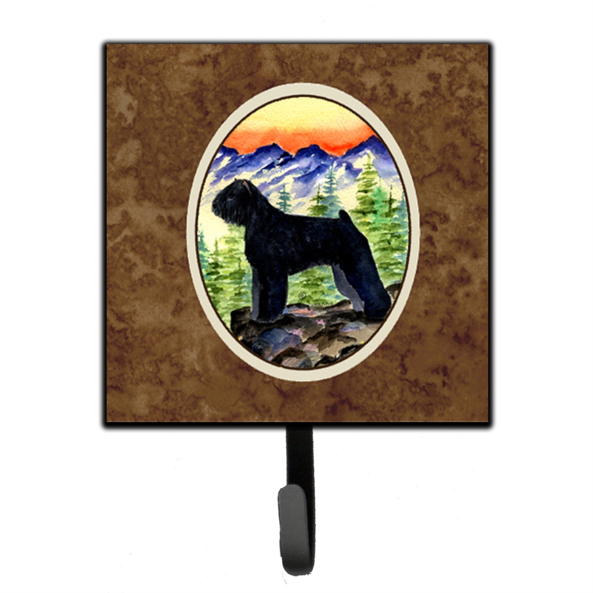 Bouvier Des Flandres Leash Or Key Holder