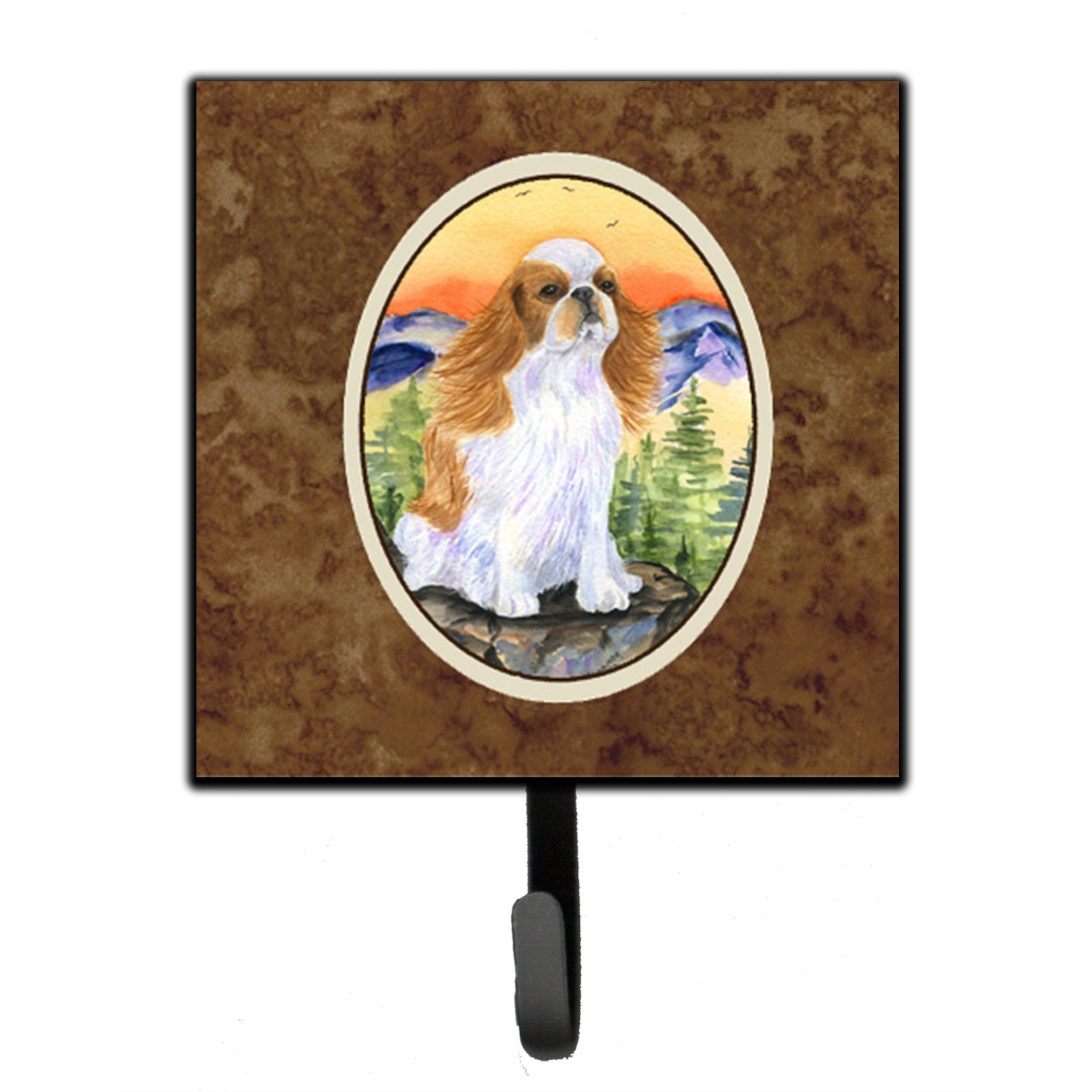 English Toy Spaniel Leash Or Key Holder