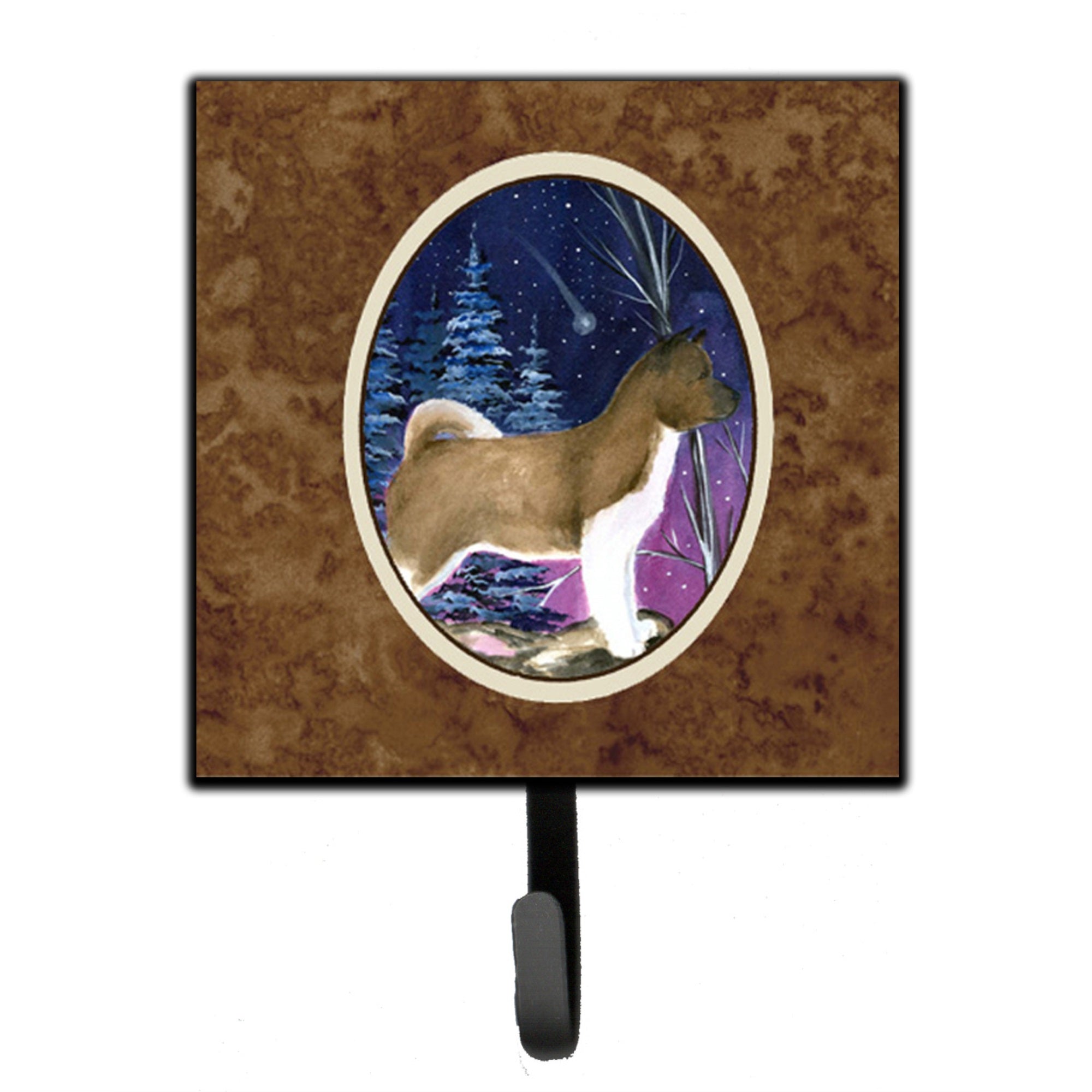 Starry Night Akita Leash Or Key Holder
