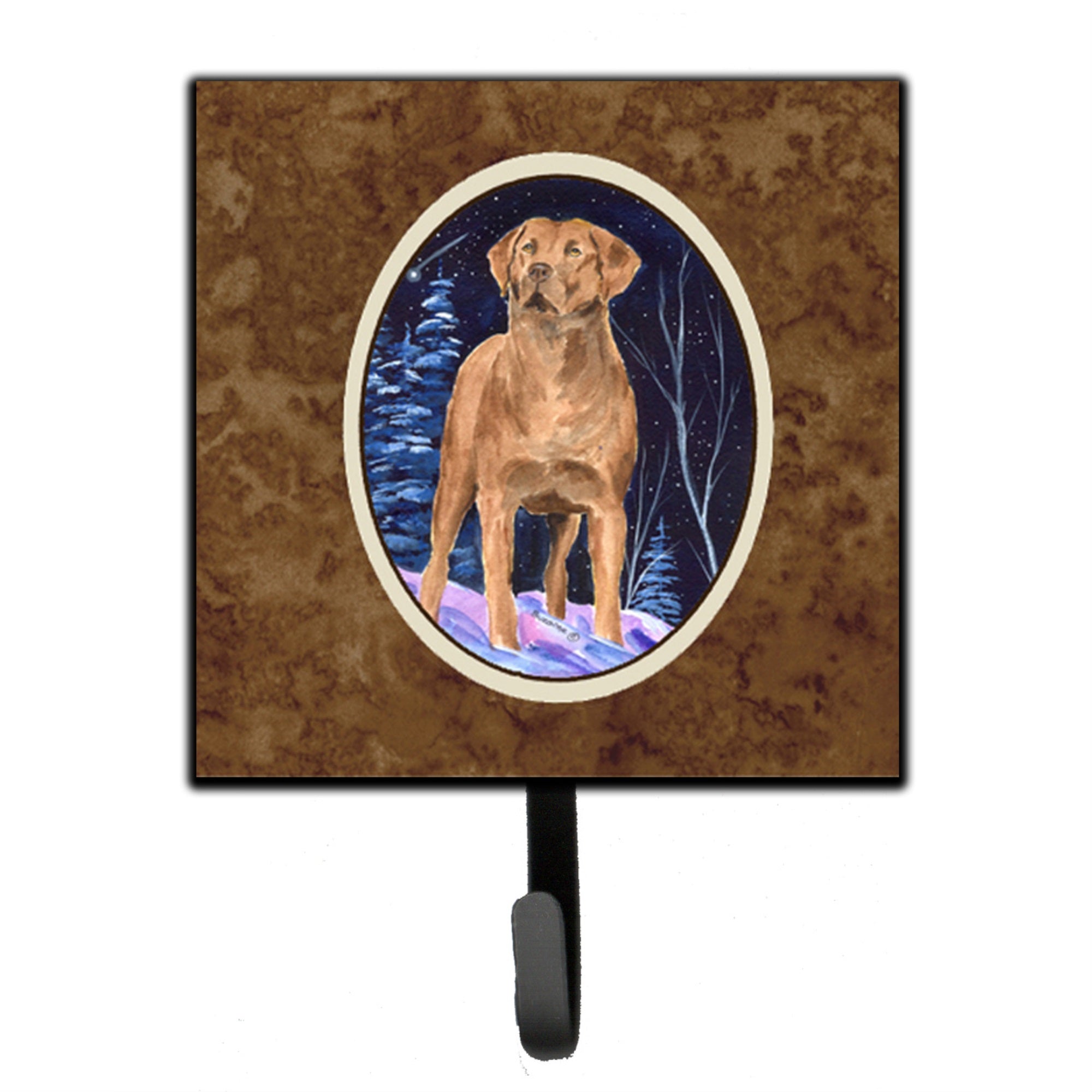 Starry Night Chesapeake Bay Retriever Leash Or Key Holder
