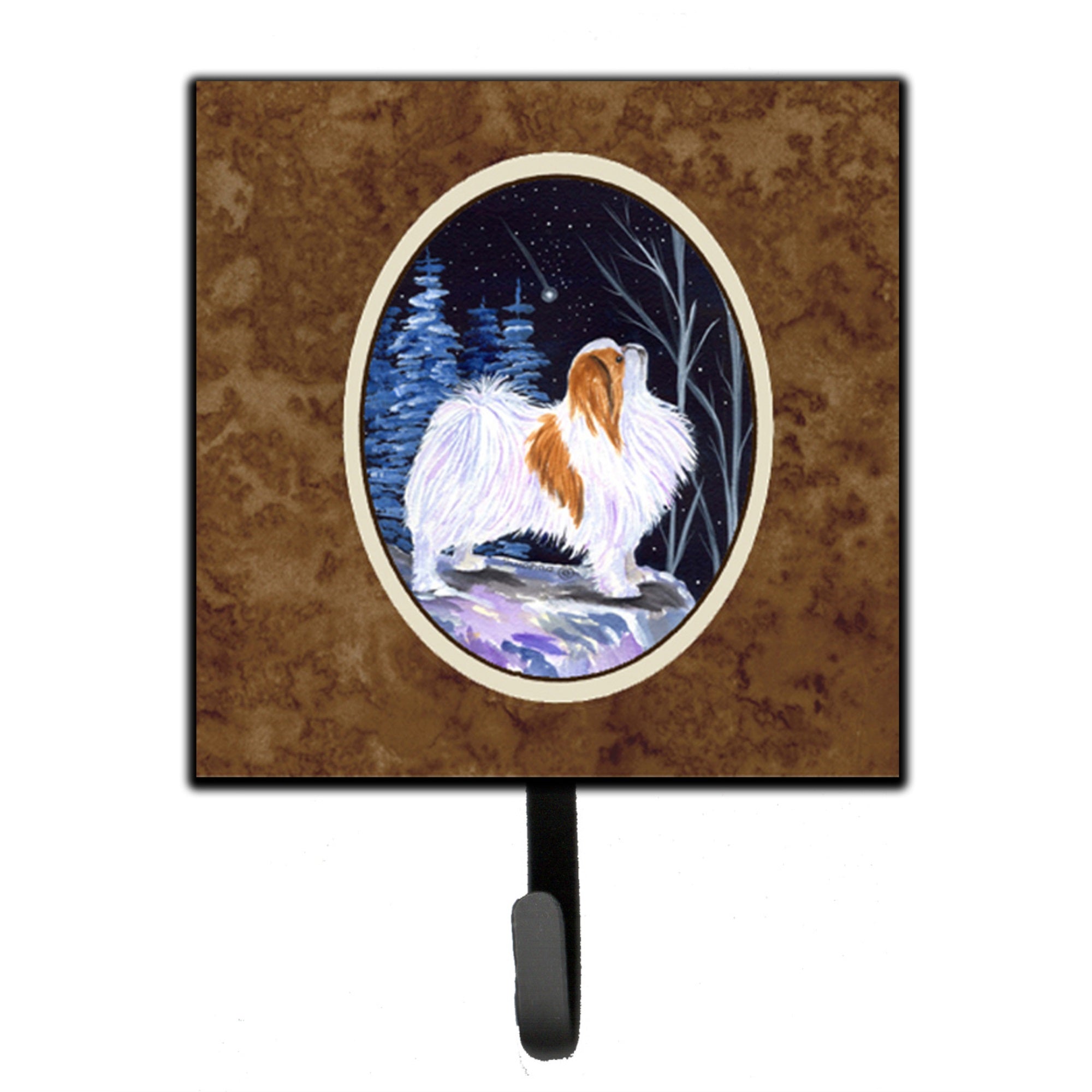 Starry Night Japanese Chin Leash Or Key Holder