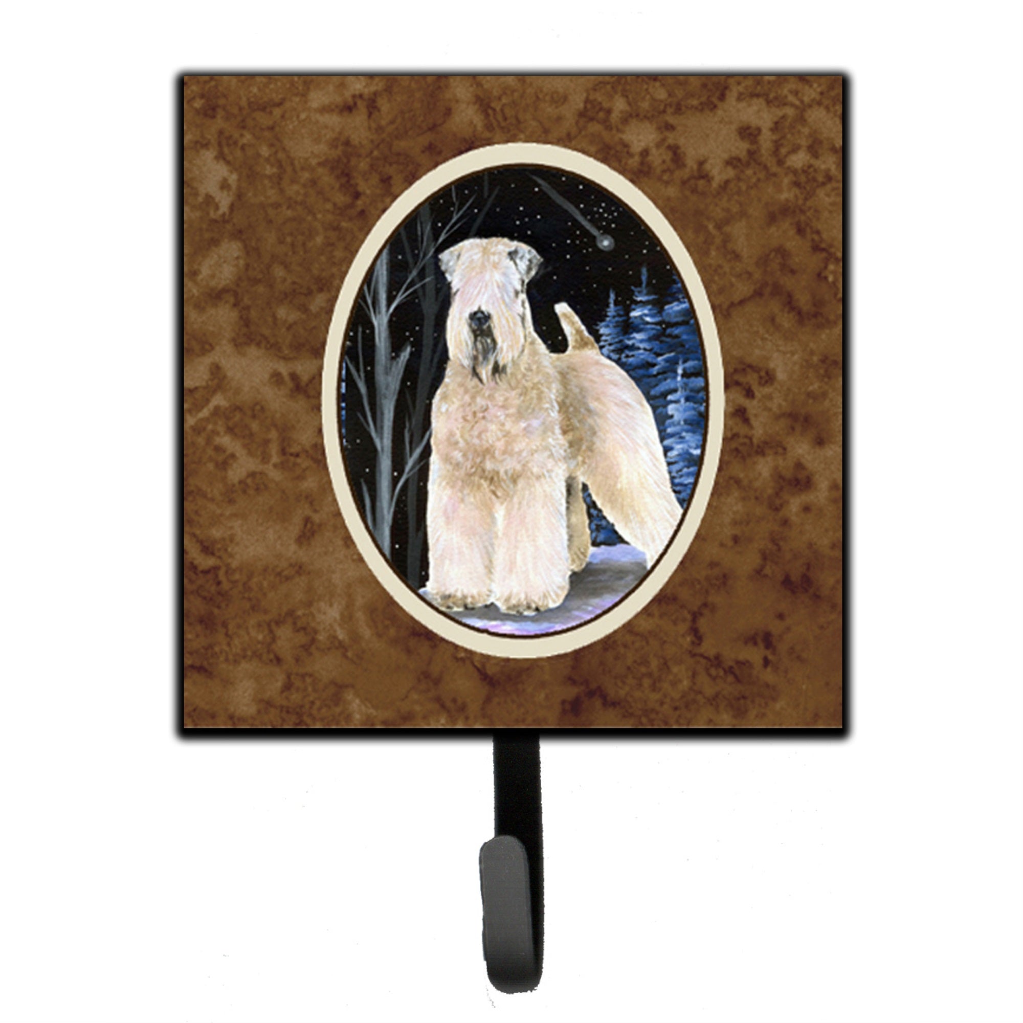 Starry Night Wheaten Terrier Soft Coated Leash Or Key Holder