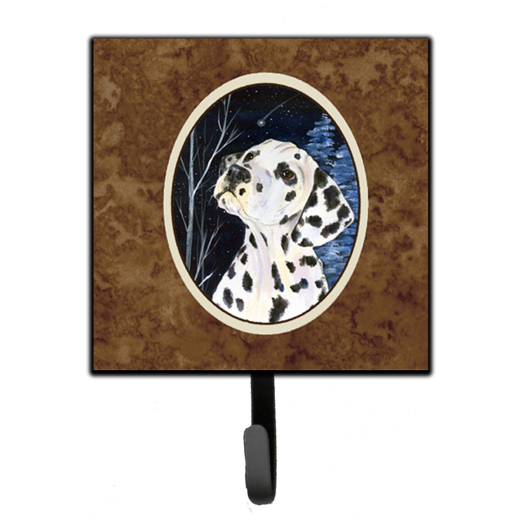 Starry Night Dalmatian Leash Or Key Holder