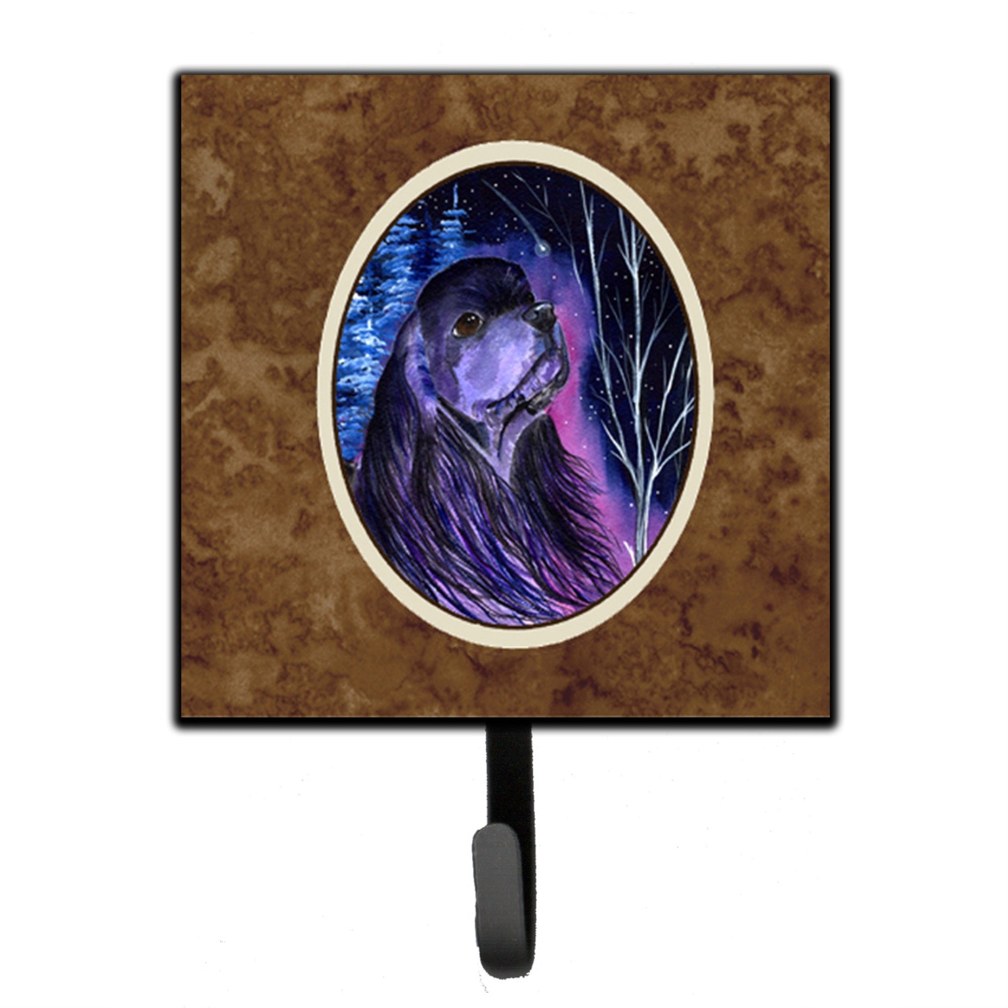 Starry Night Cocker Spaniel Leash Or Key Holder