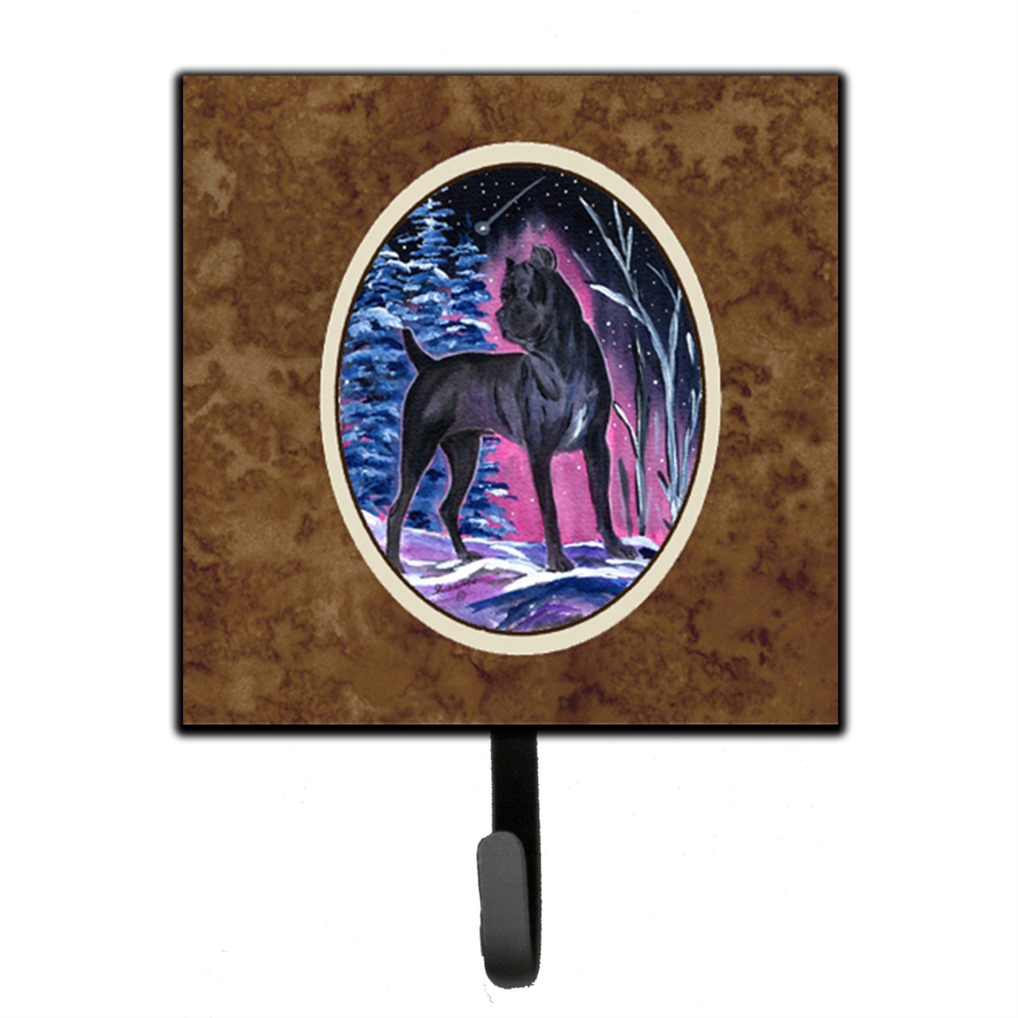 Starry Night Cane Corso Leash Or Key Holder