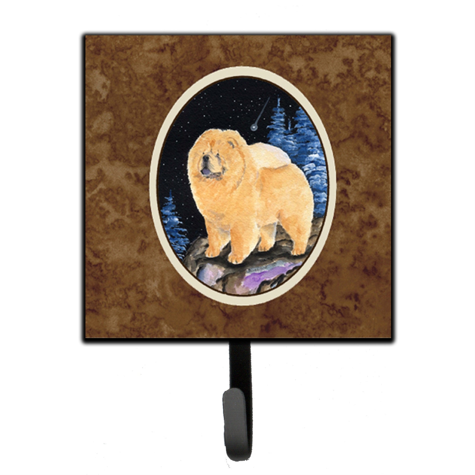 Starry Night Chow Chow Leash Or Key Holder