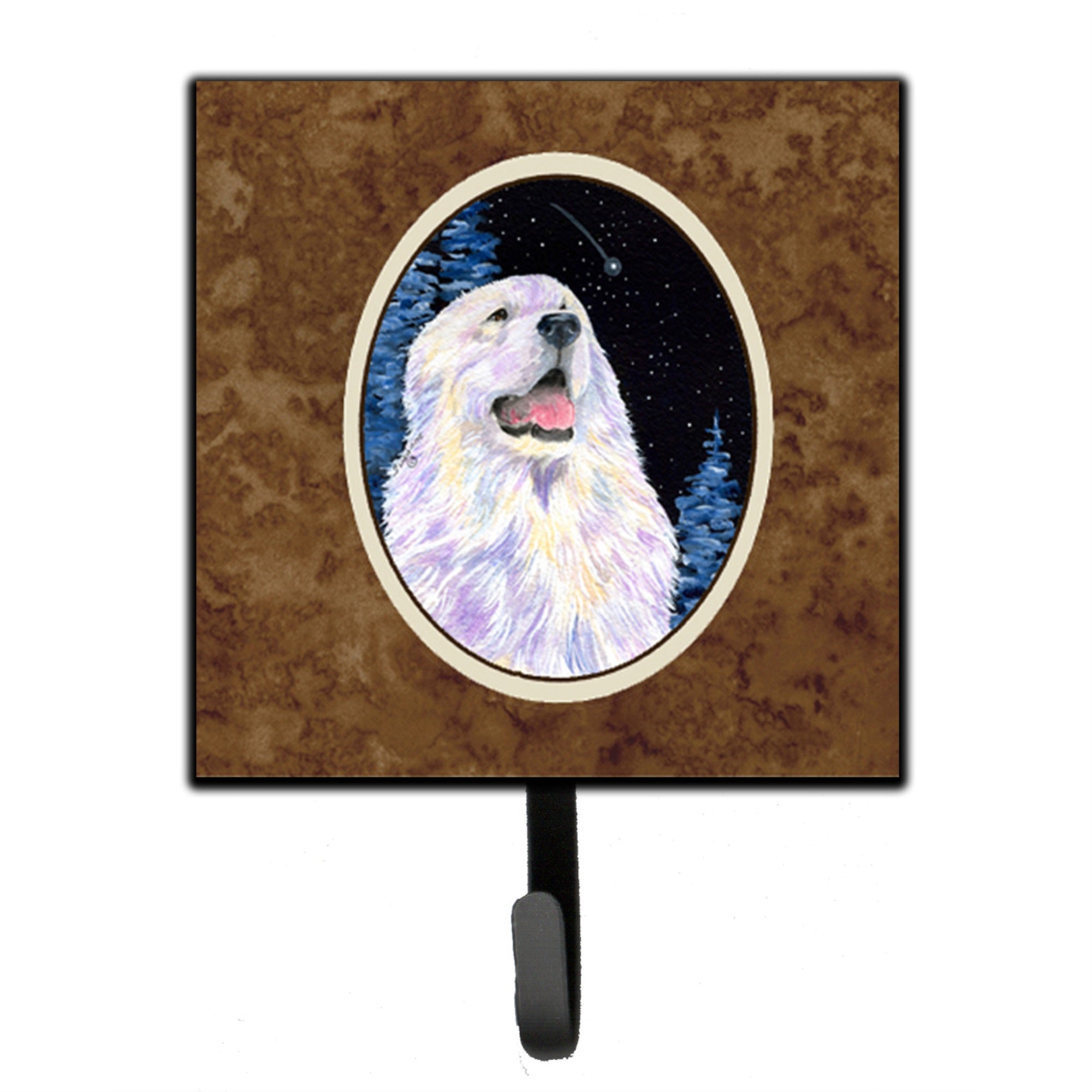 Starry Night Great Pyrenees Leash Or Key Holder