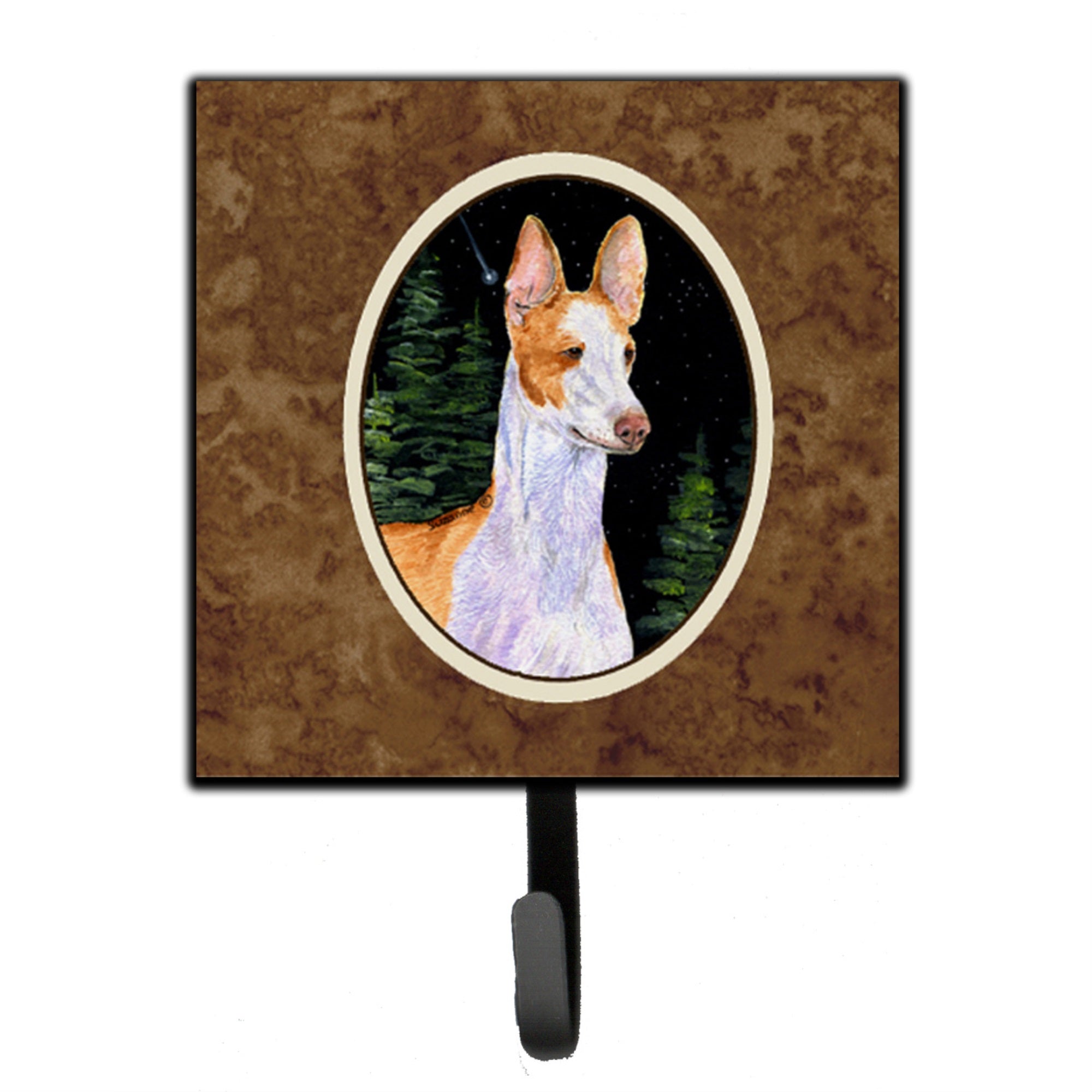 Starry Night Ibizan Hound Leash Or Key Holder