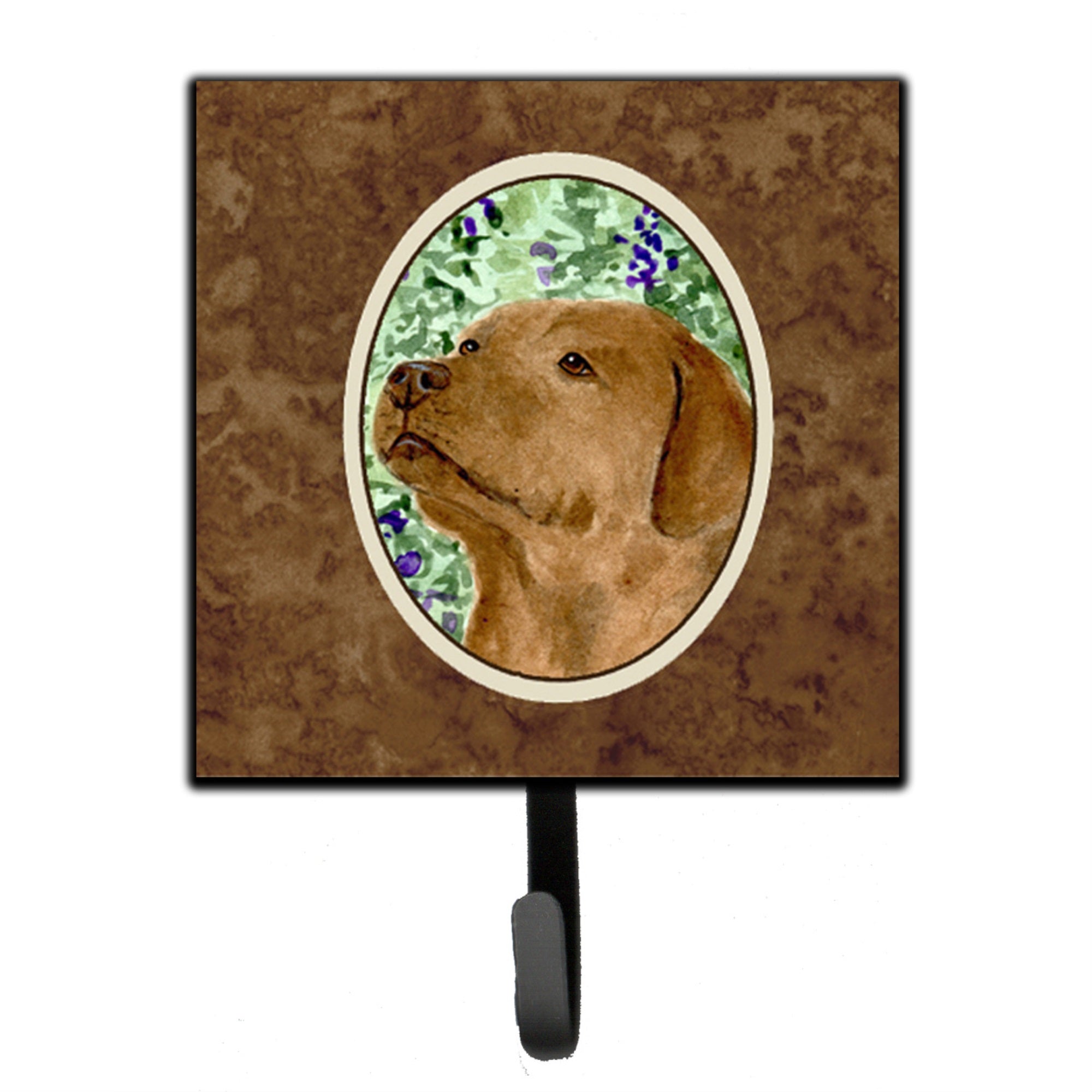 Chocolate Labrador Leash Or Key Holder
