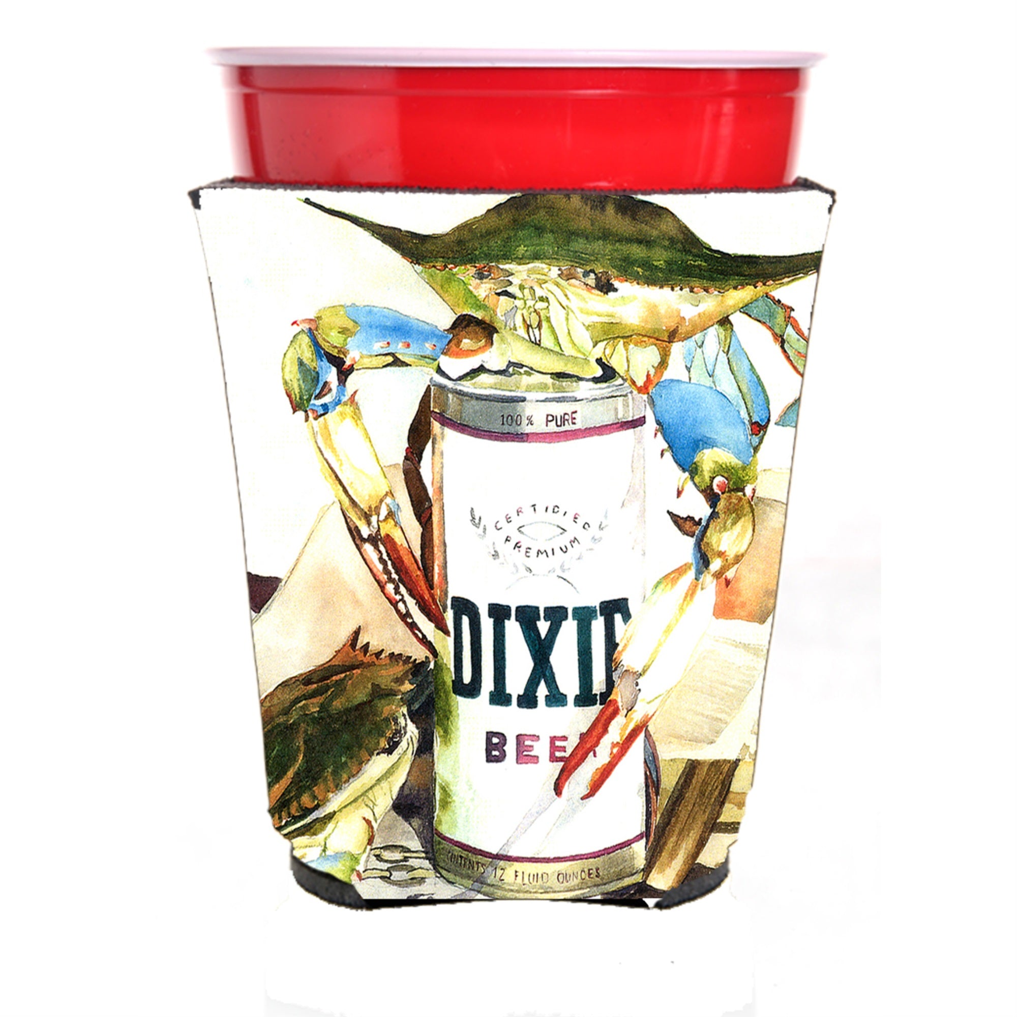 Dixie Beer Red Solo Cup Hugger