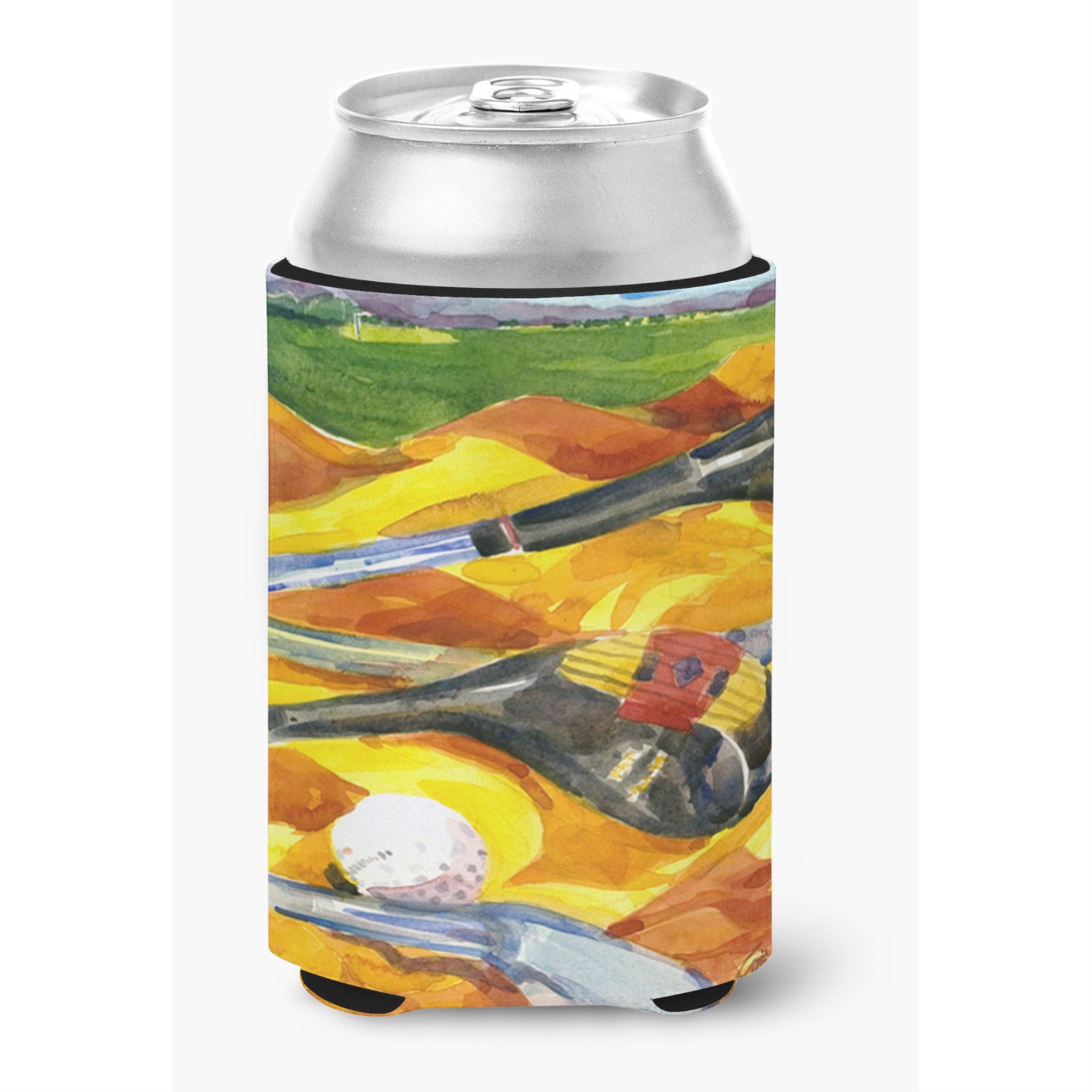 Golf Clubs Golfer Can Or Bottle Hugger