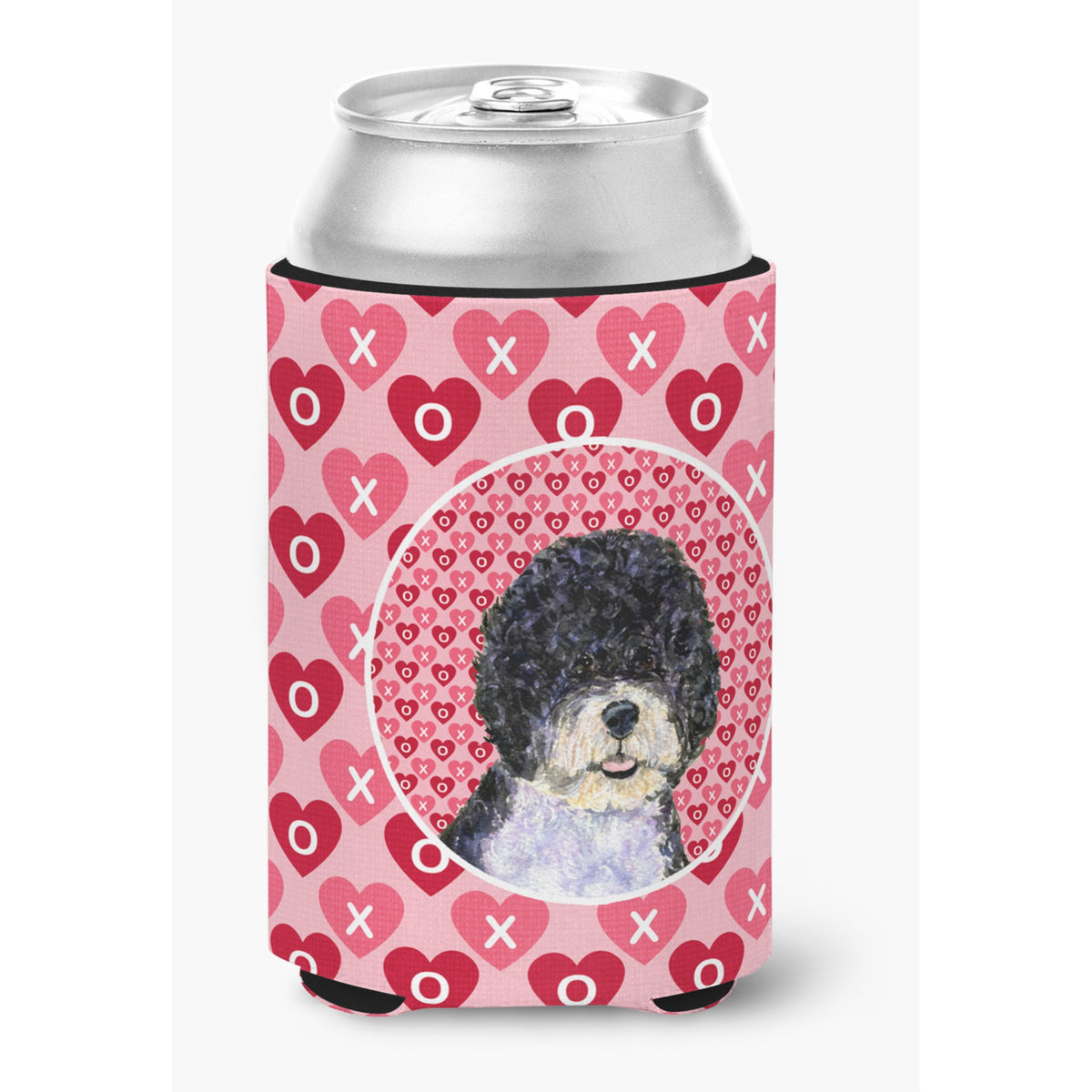 Portuguese Water Dog Hearts Love Valentine'S Day Can Or Bottle Hugger