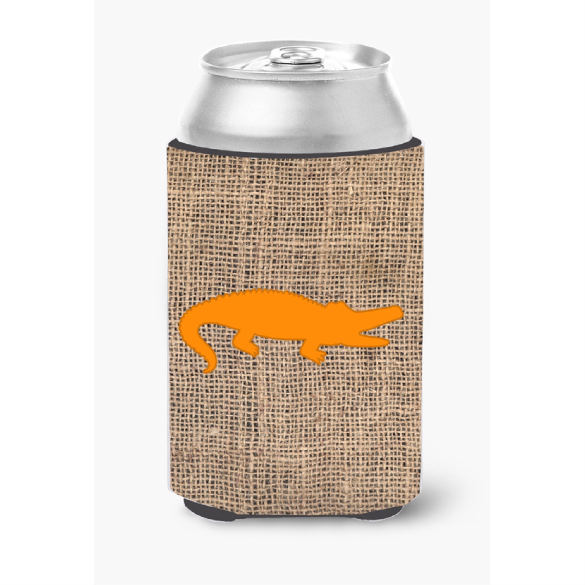 Alligator Burlap And Orange Bb1120 Can Or Bottle Hugger