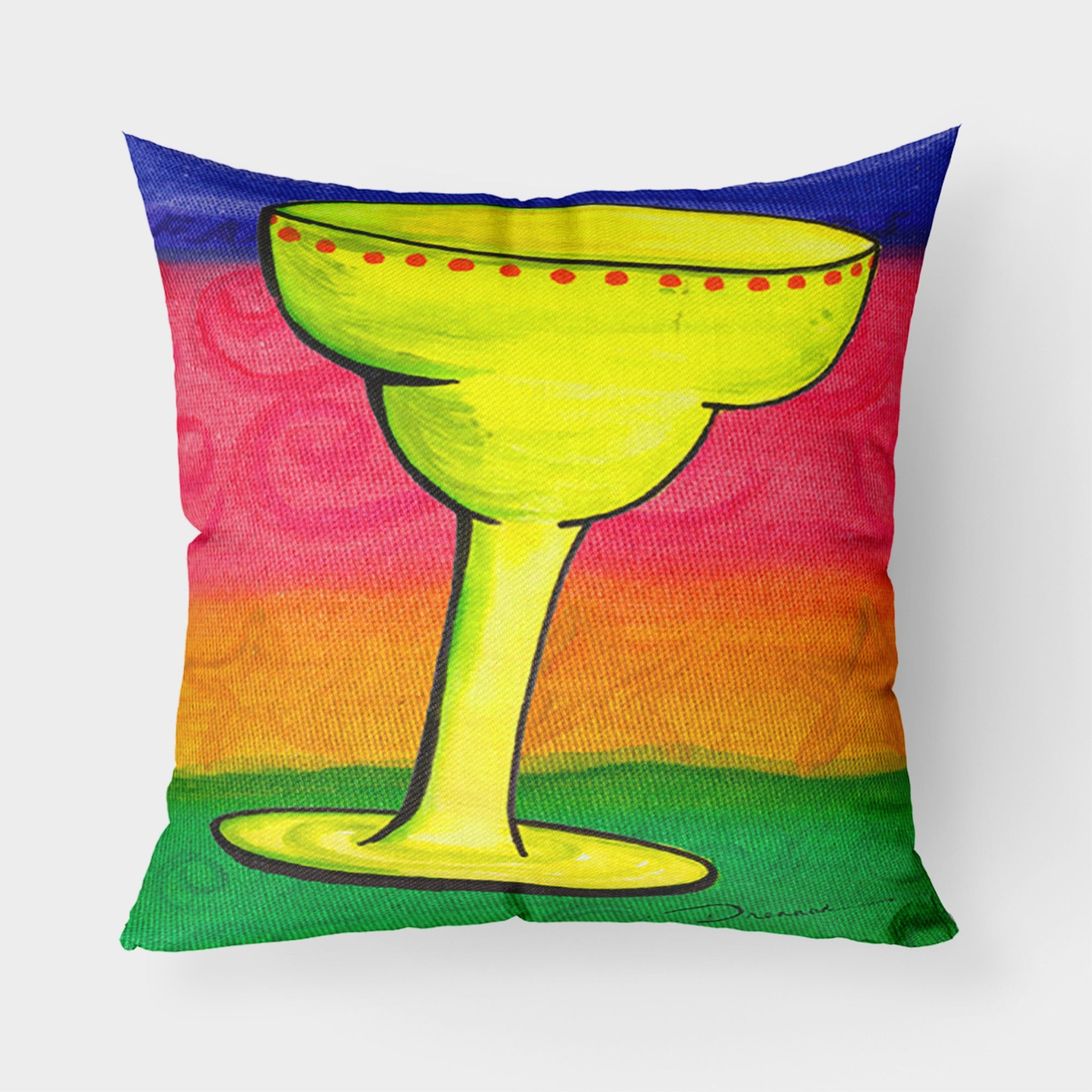 Margarita Fabric Decorative Pillow