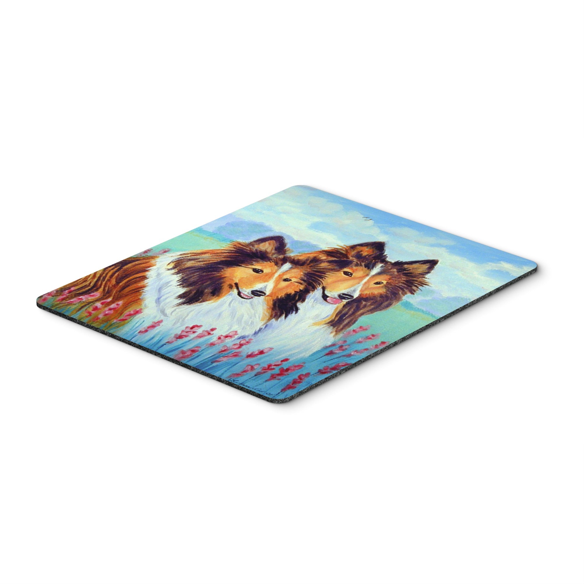 Sable Shelties Double Trouble Mouse Pad, Hot Pad Or Trivet