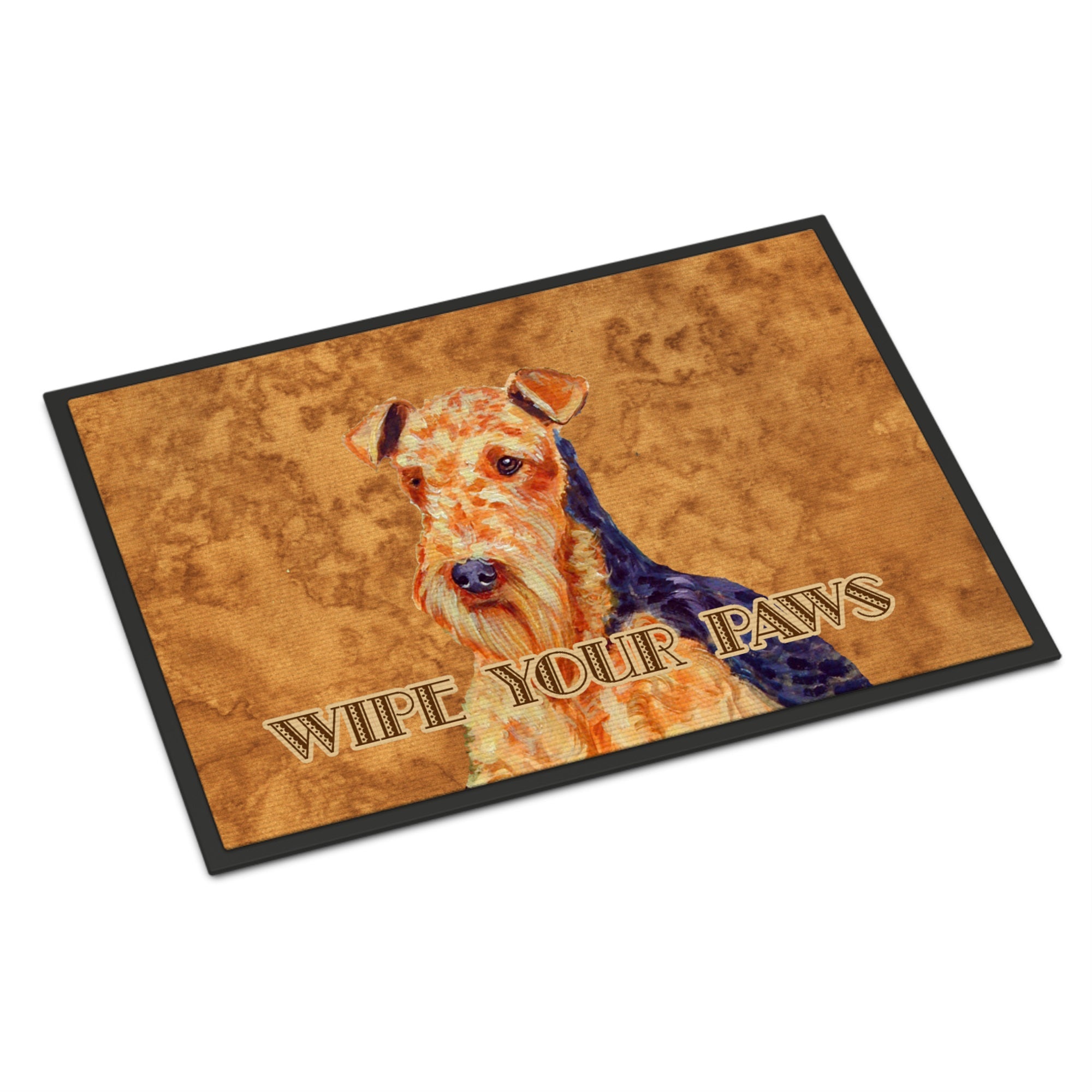 Airedale Wipe Your Paws Indoor Or Outdoor Mat 24X36