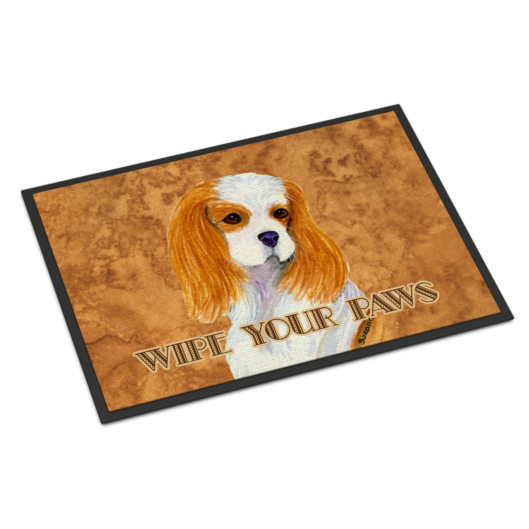 Blenheim Cavalier Spaniel Wipe Your Paws Indoor Or Outdoor Mat 24X36