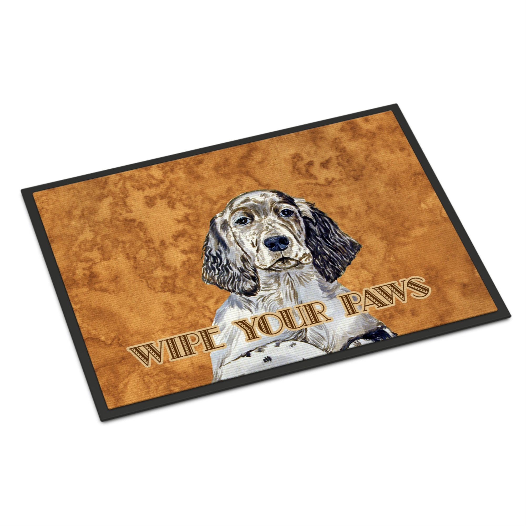 English Setter Wipe Your Paws  Indoor Or Outdoor Mat 18X27