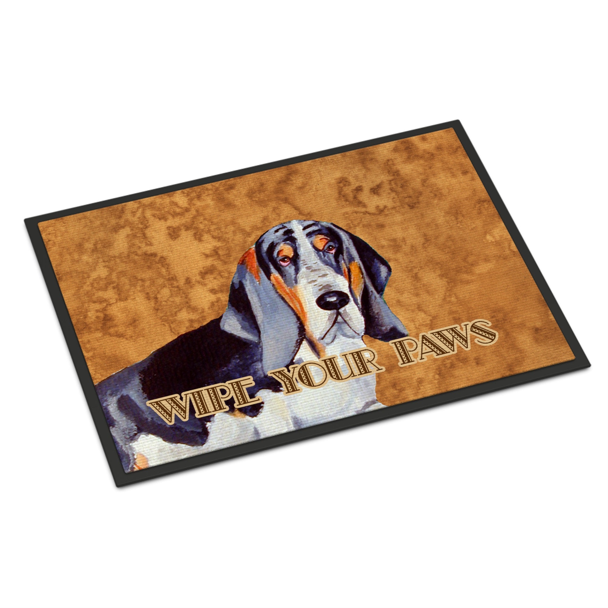 Basset Hound Wipe Your Paws Indoor Or Outdoor Mat 18X27