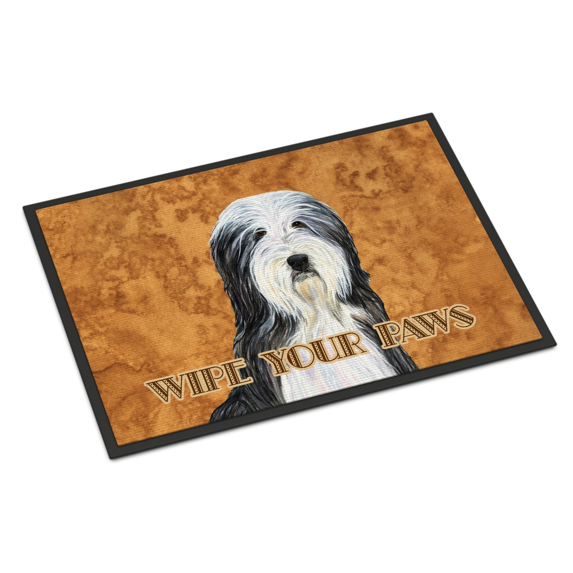 Bearded Collie Wipe Your Paws Indoor Or Outdoor Mat 18X27