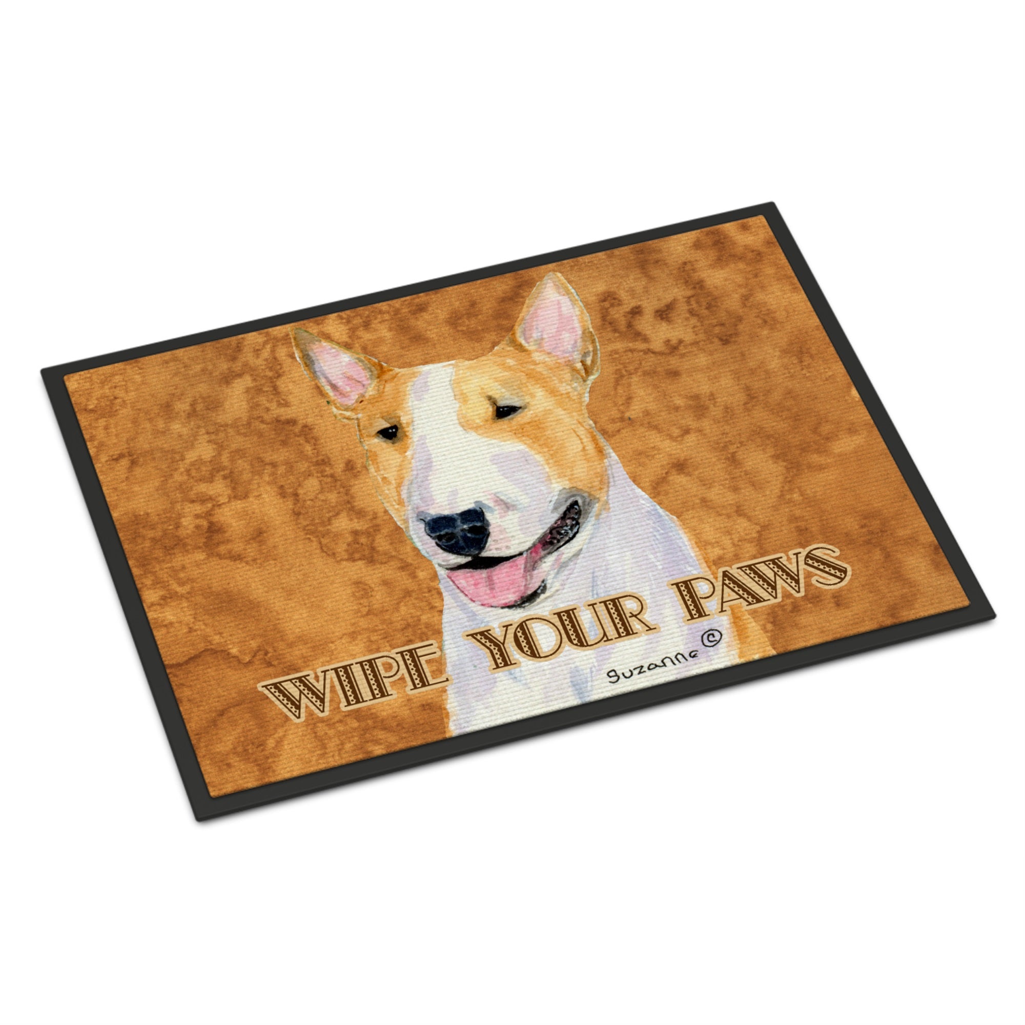 Bull Terrier Wipe Your Paws Indoor Or Outdoor Mat 18X27