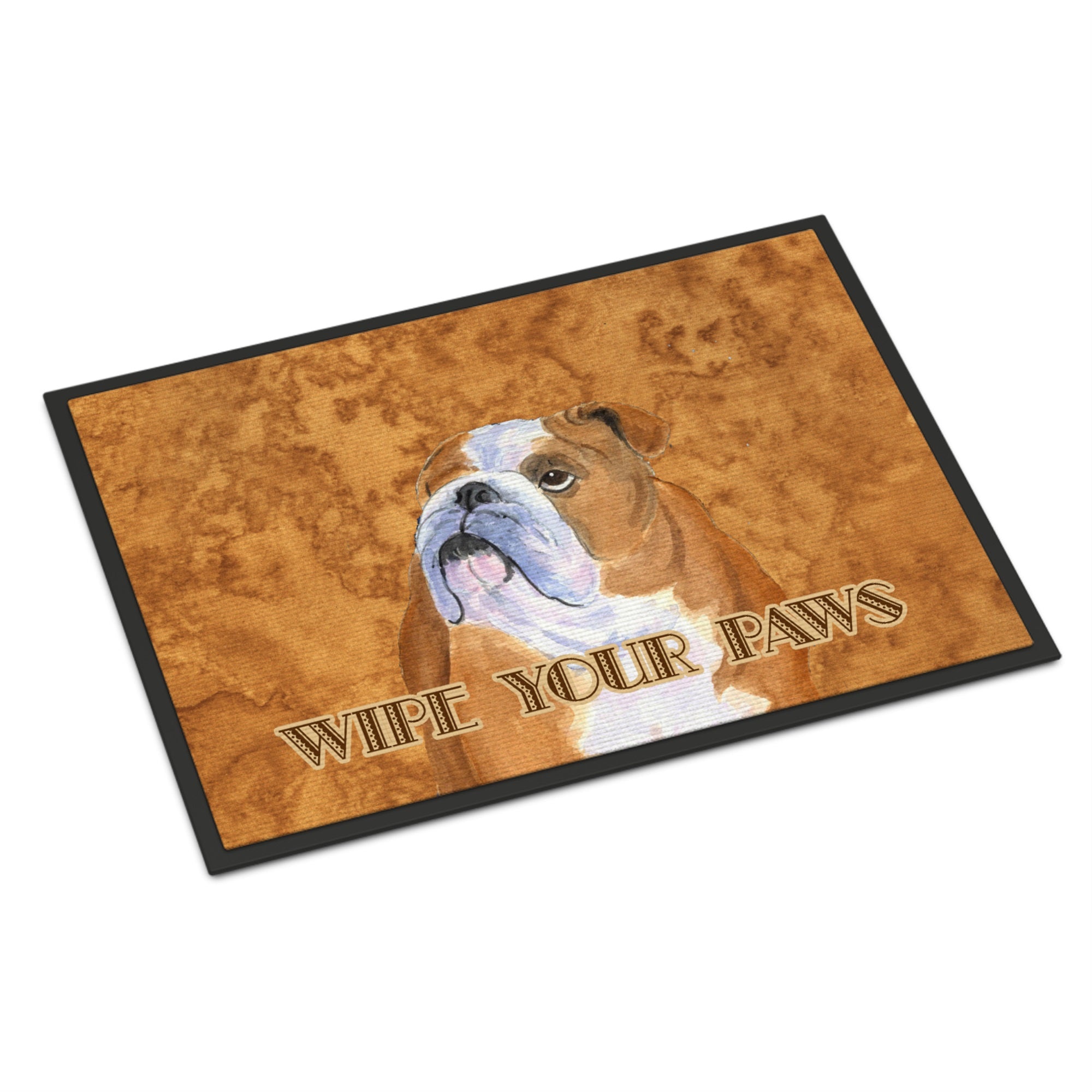 Bulldog English Wipe Your Paws Indoor Or Outdoor Mat 18X27