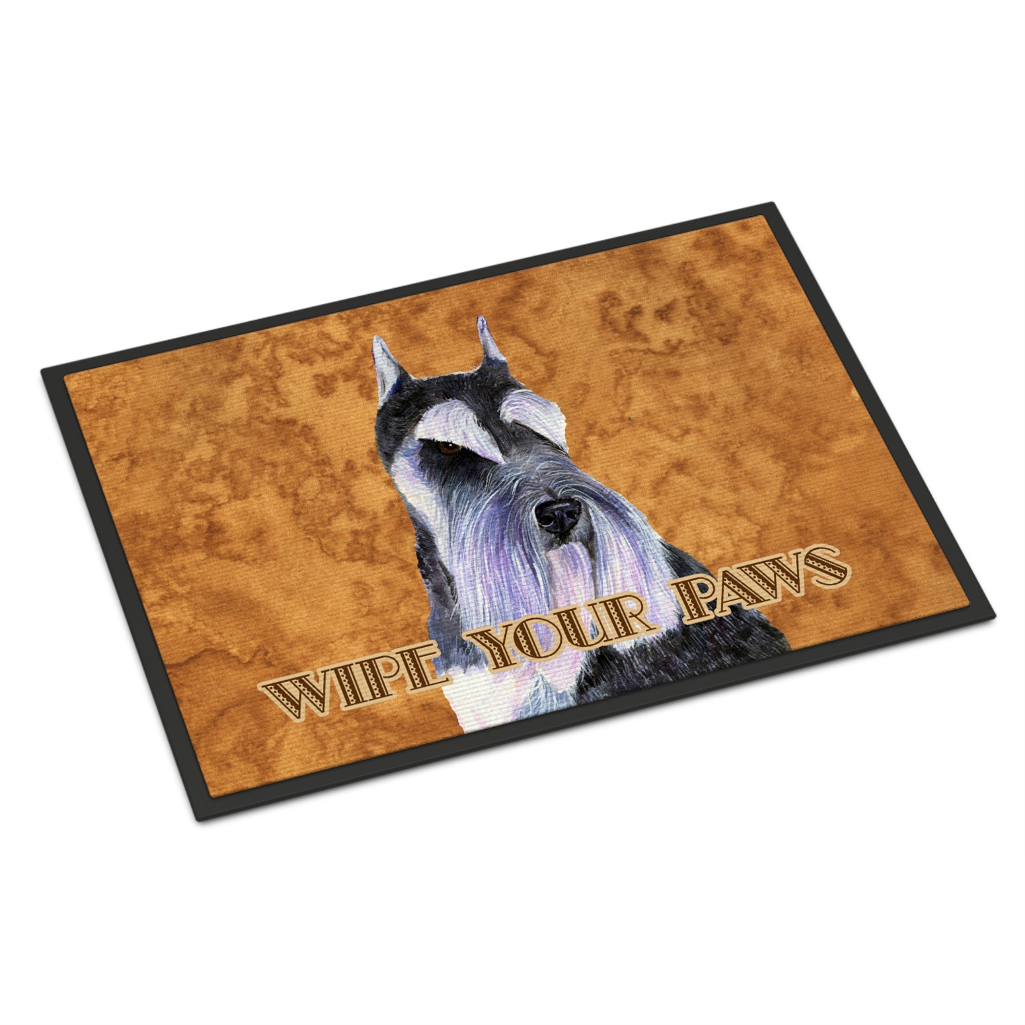 Schnauzer Wipe Your Paws Indoor Or Outdoor Mat 18X27
