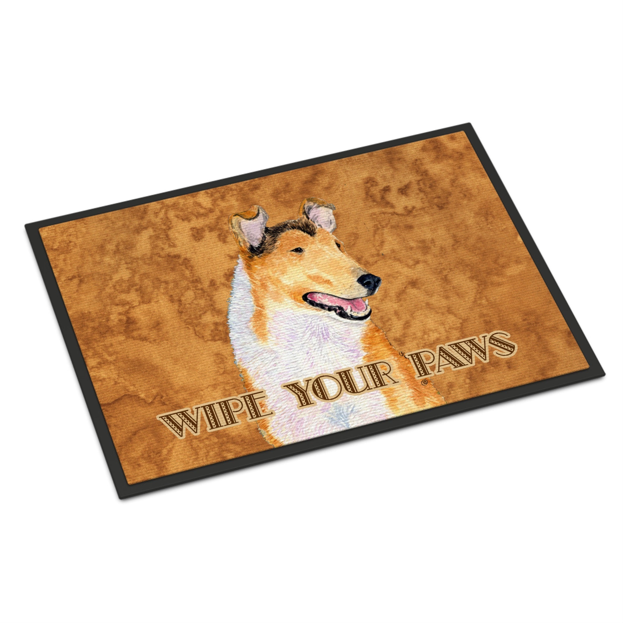 Collie Smooth Wipe Your Paws Indoor Or Outdoor Mat 18X27