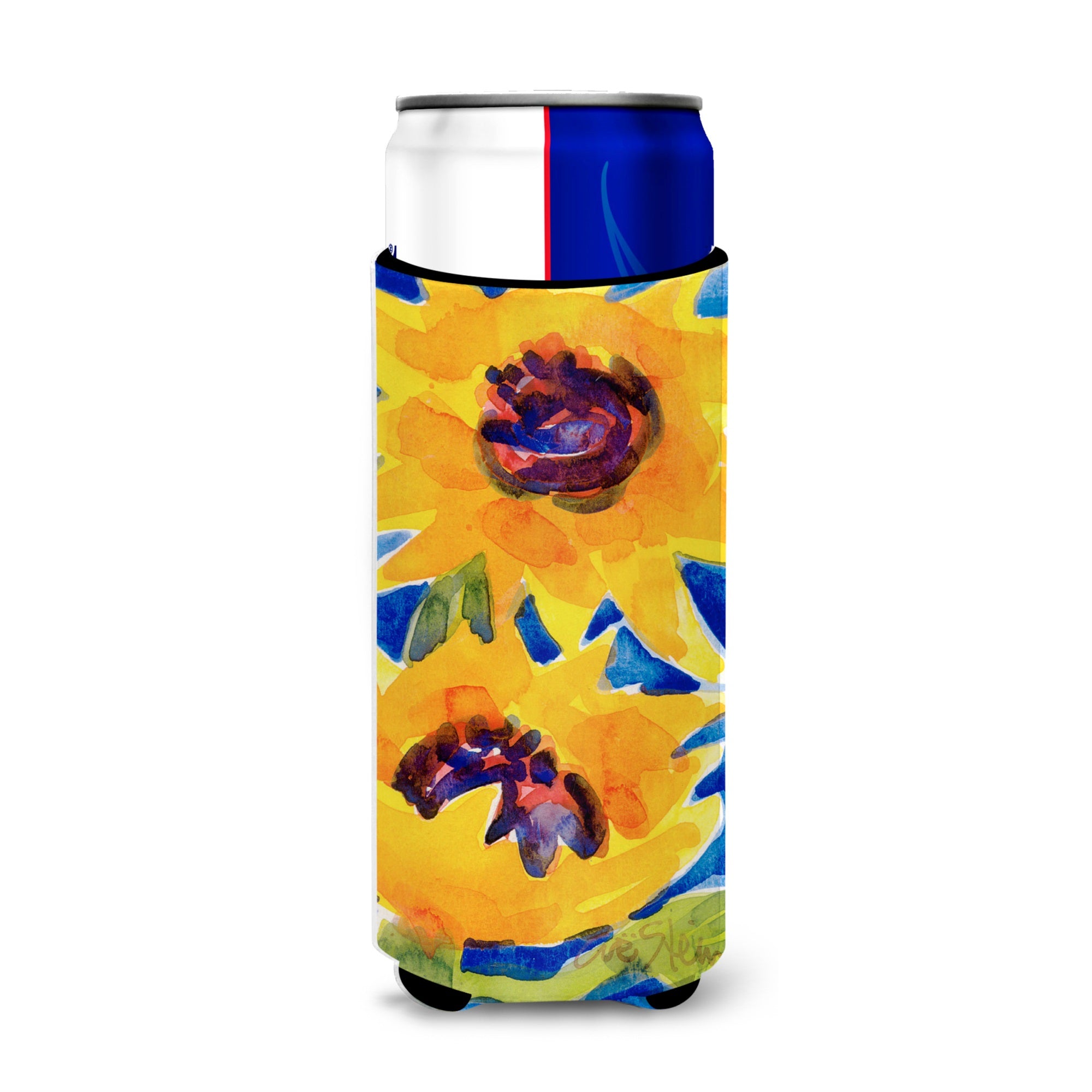 Flower - Sunflower Ultra Hugger For Slim Cans