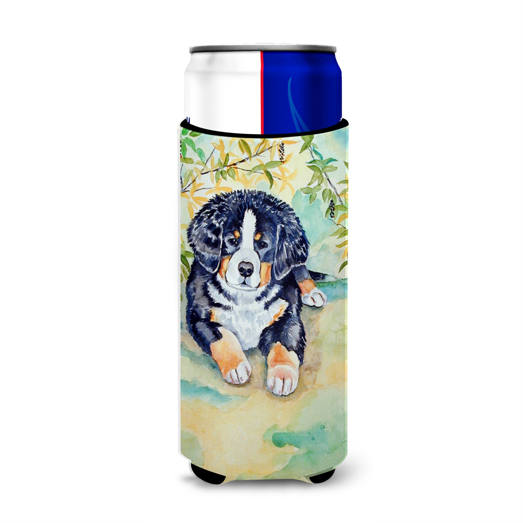 Bernese Mountain Dog Puppy Ultra Hugger For Slim Cans