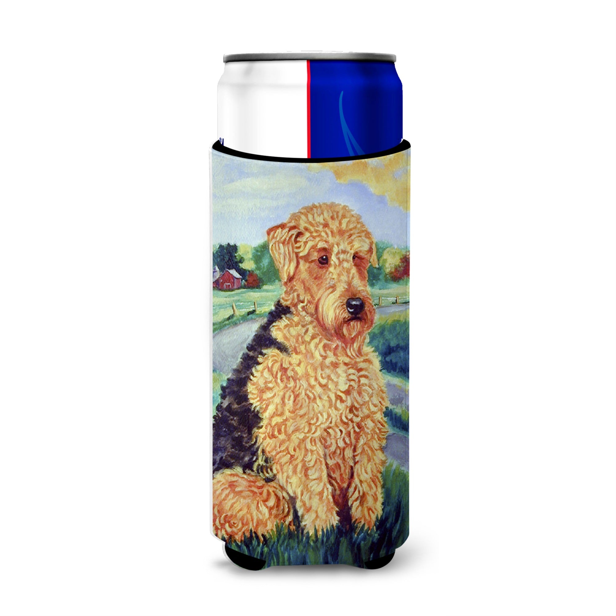 Airedale Terrier Ultra Hugger For Slim Cans