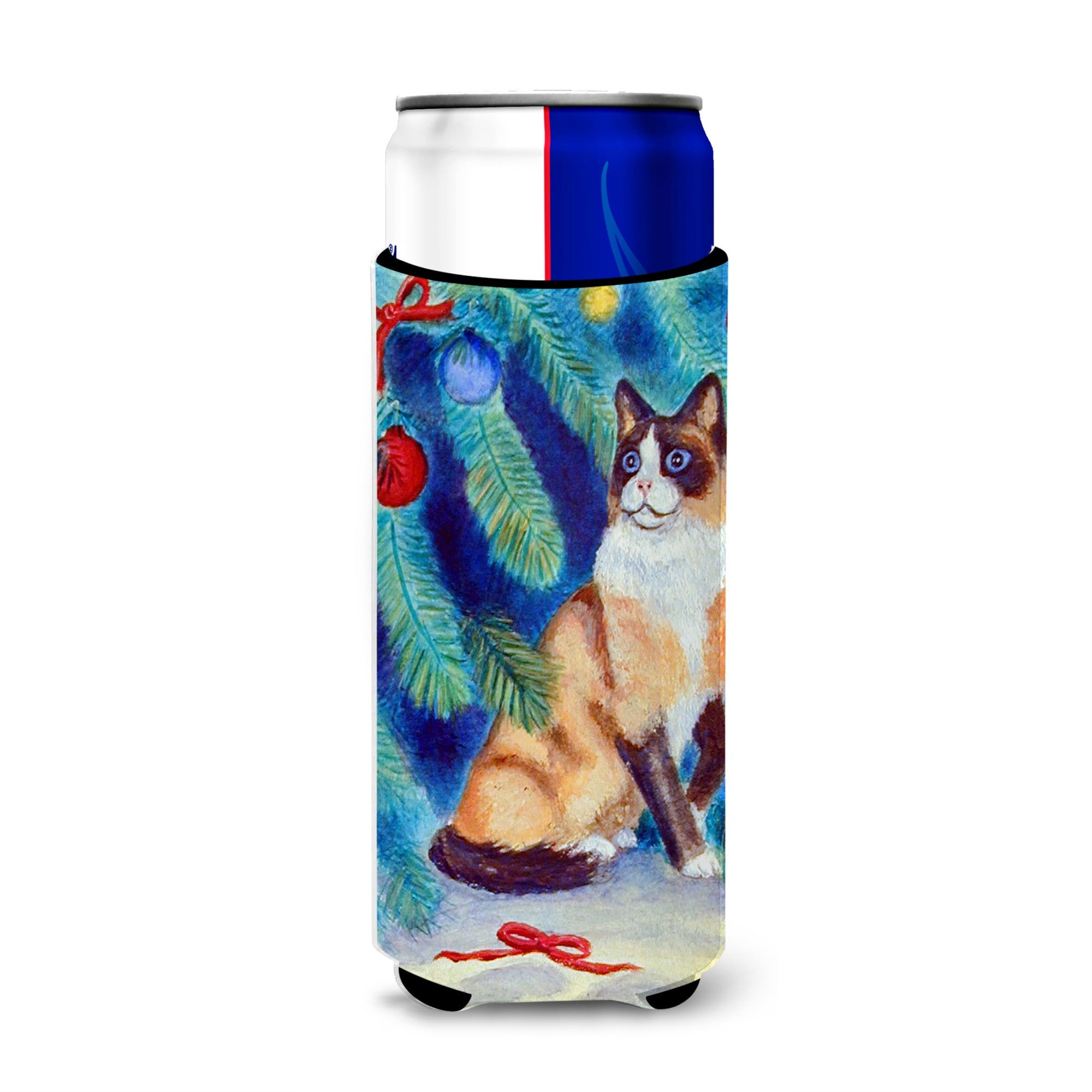 Christmas Tree Cat Ultra Hugger For Slim Cans