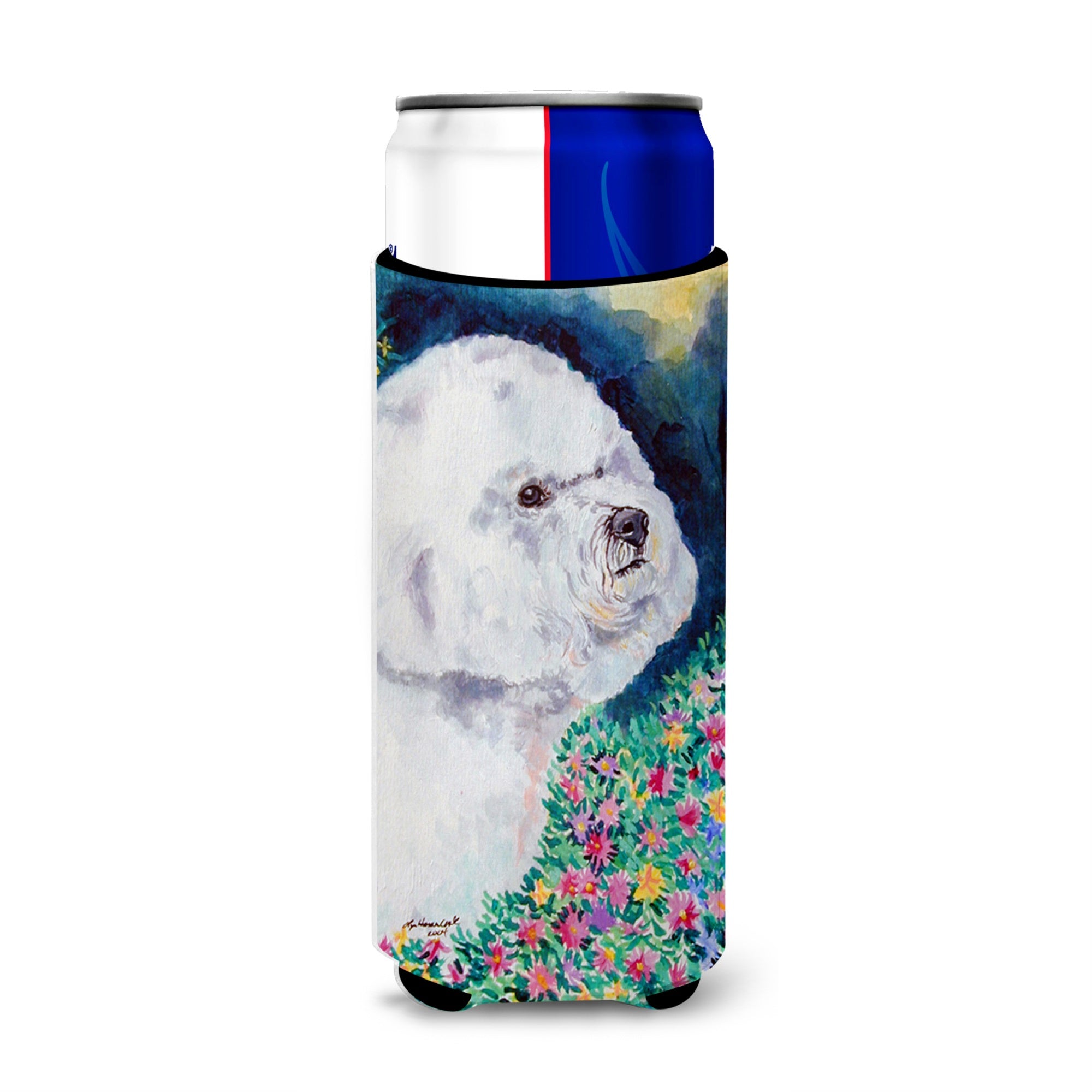 Bichon Frise Ultra Hugger For Slim Cans