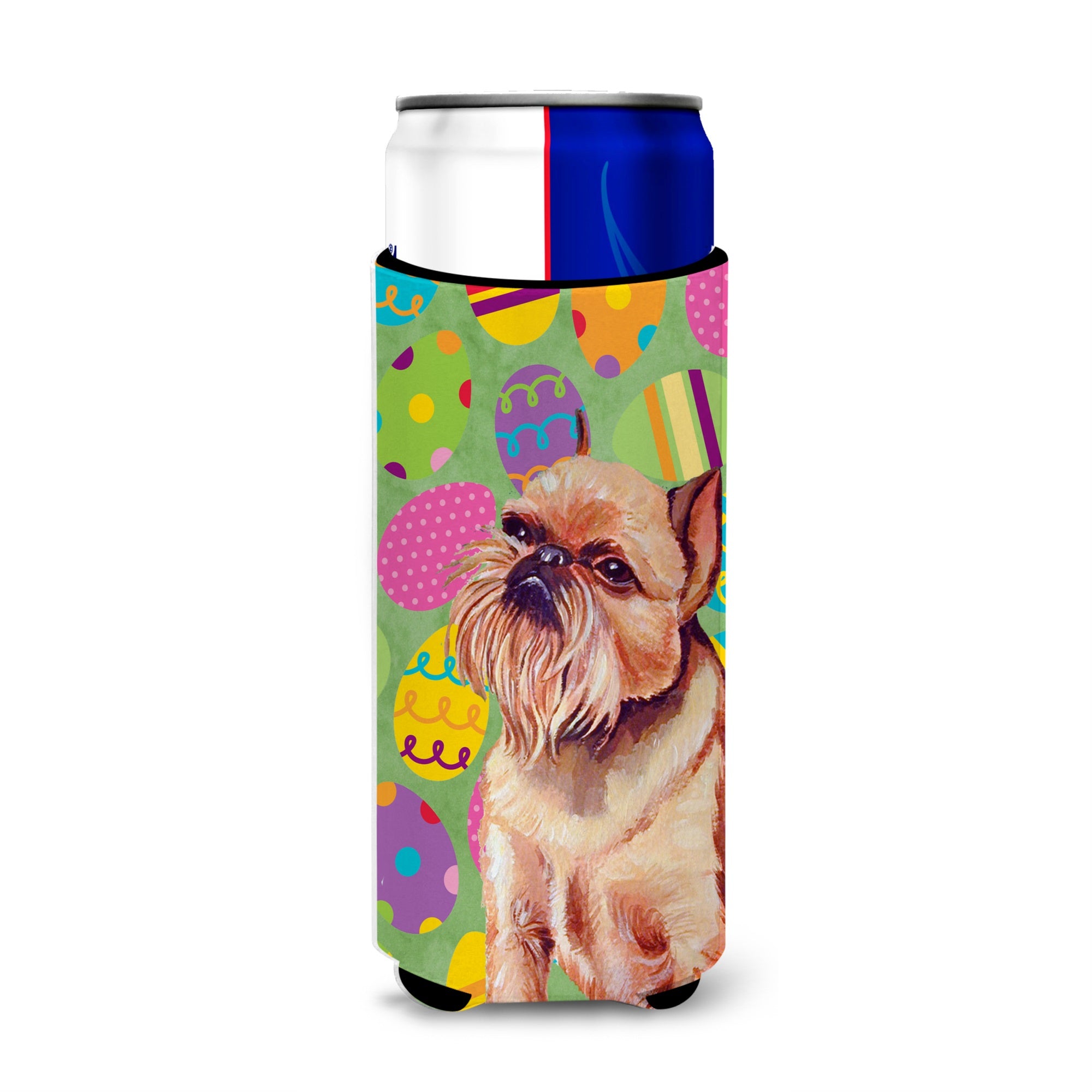 Brussels Griffon Easter Eggtravaganza Ultra Hugger For Slim Cans