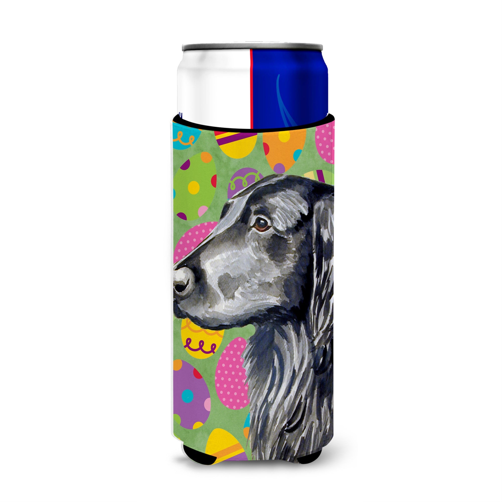 Flat Coated Retriever Easter Eggtravaganza Ultra Hugger For Slim Cans