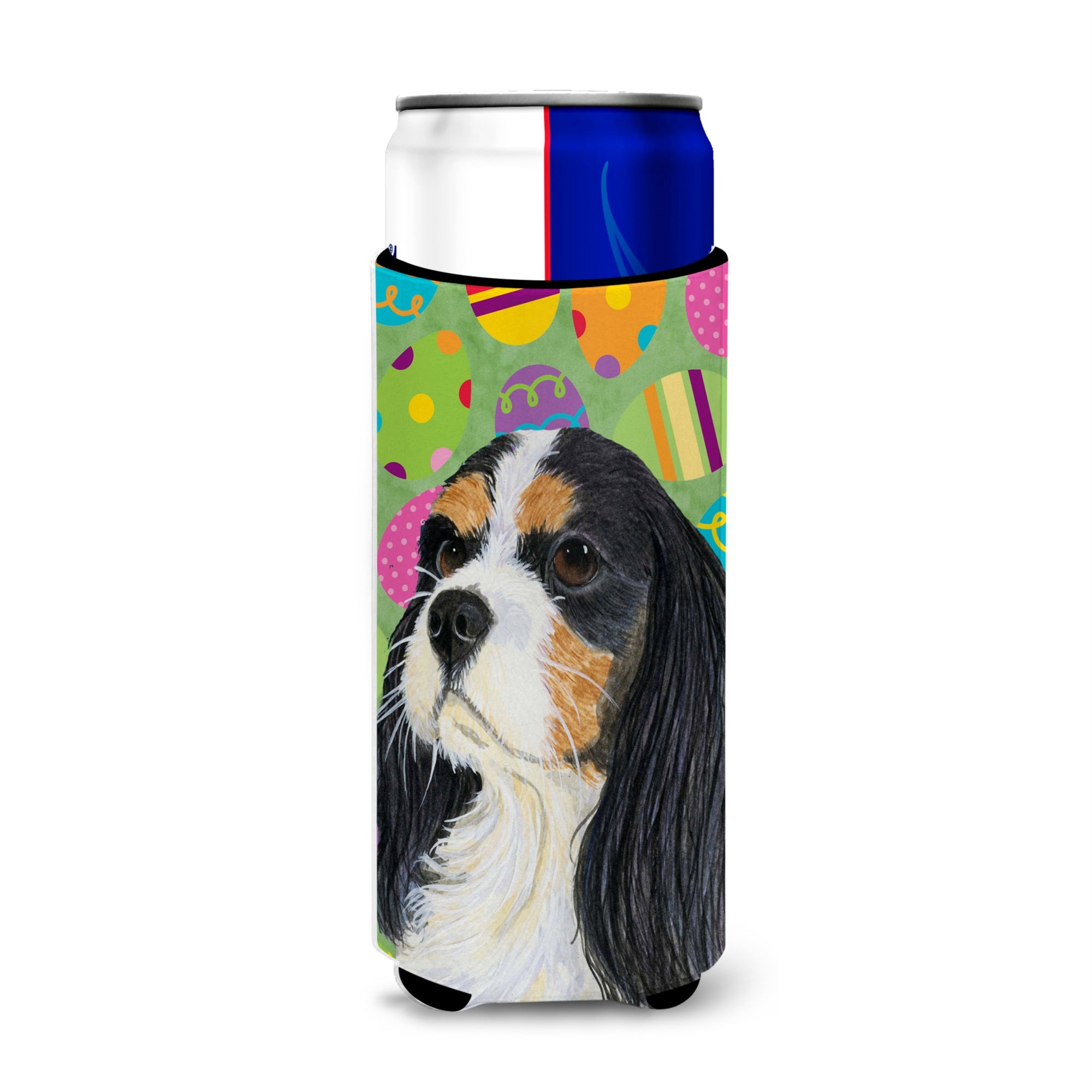 Cavalier Spaniel Easter Eggtravaganza Ultra Hugger For Slim Cans