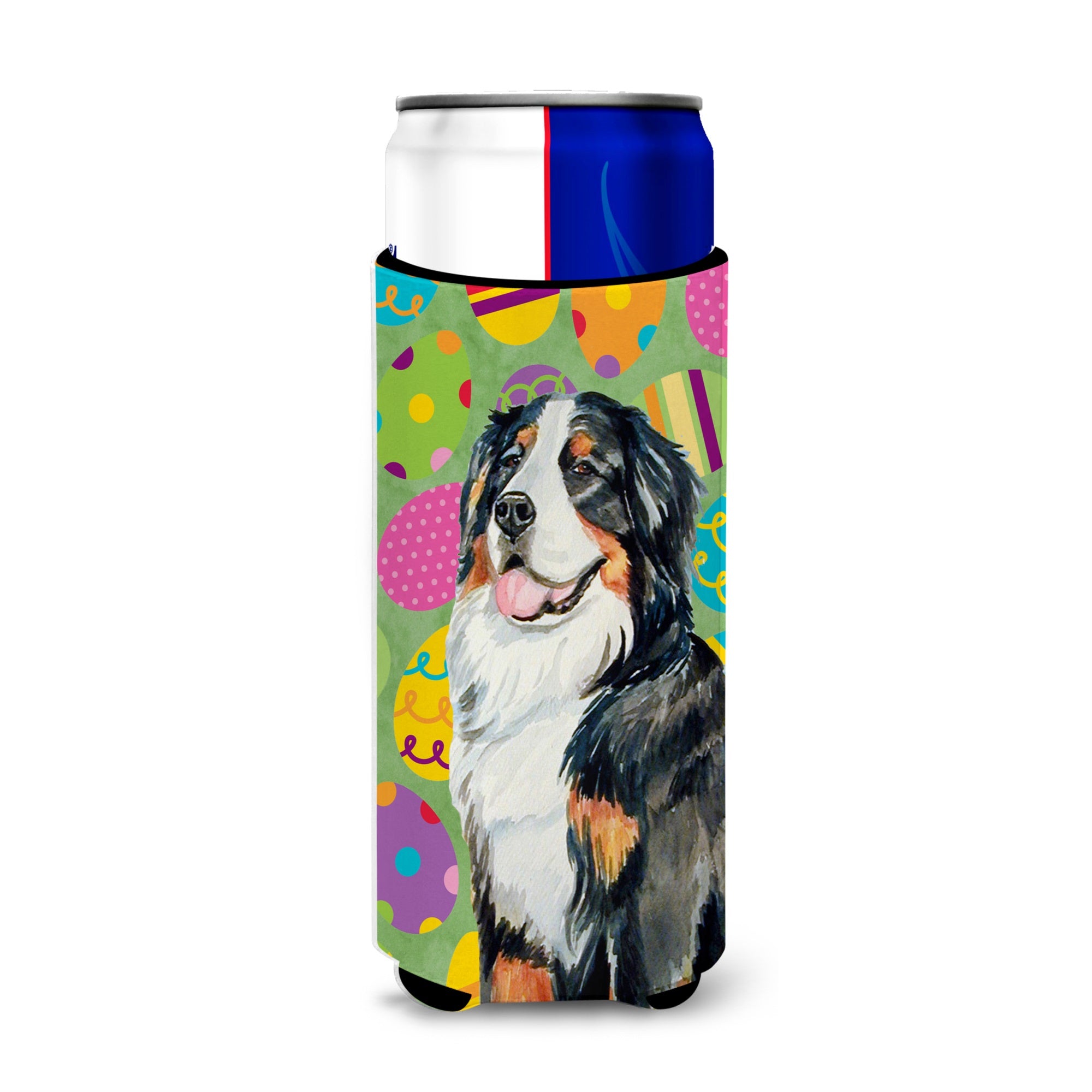 Bernese Mountain Dog Easter Eggtravaganza Ultra Hugger For Slim Cans
