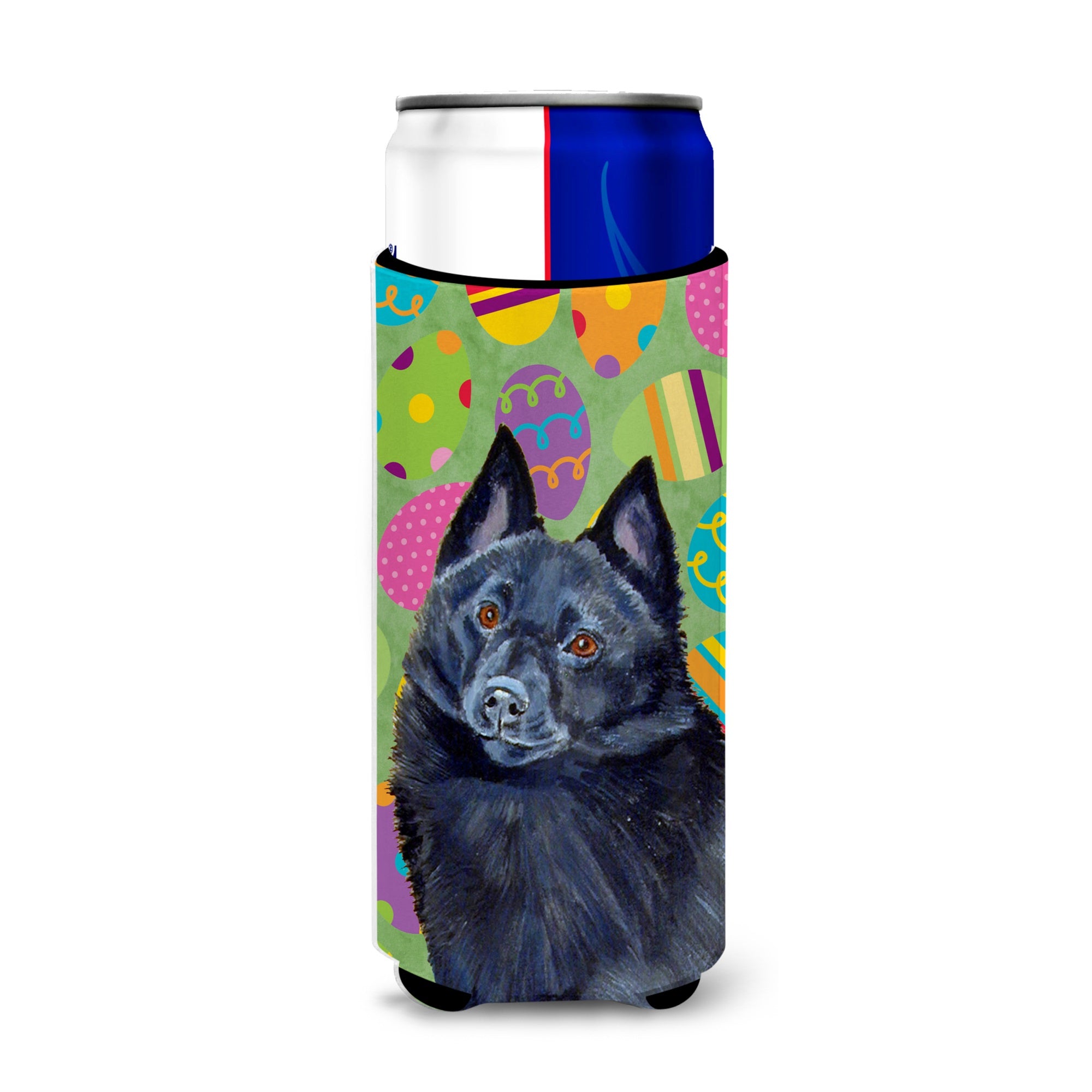Schipperke Easter Eggtravaganza Ultra Hugger For Slim Cans
