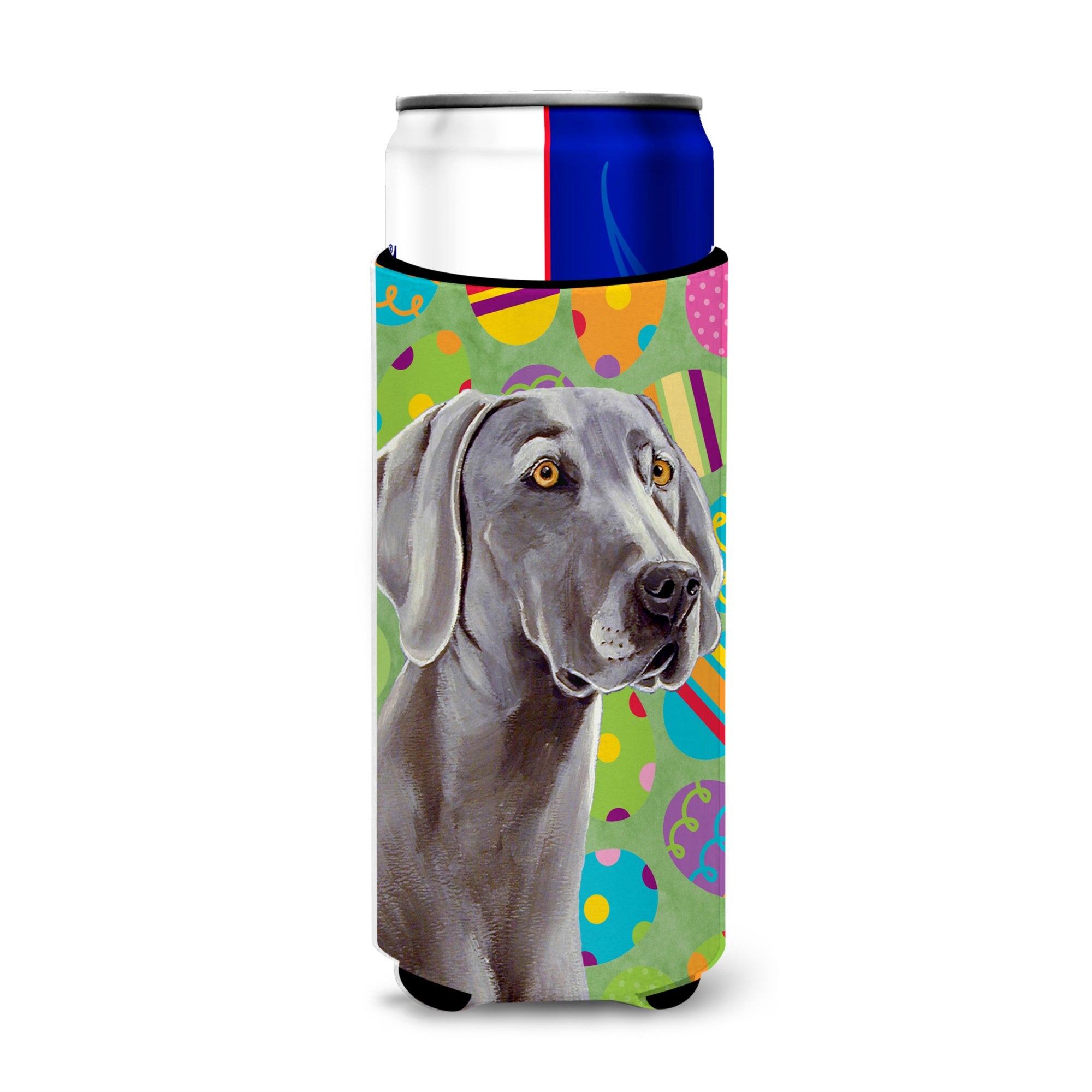 Weimaraner Easter Eggtravaganza Ultra Hugger For Slim Cans