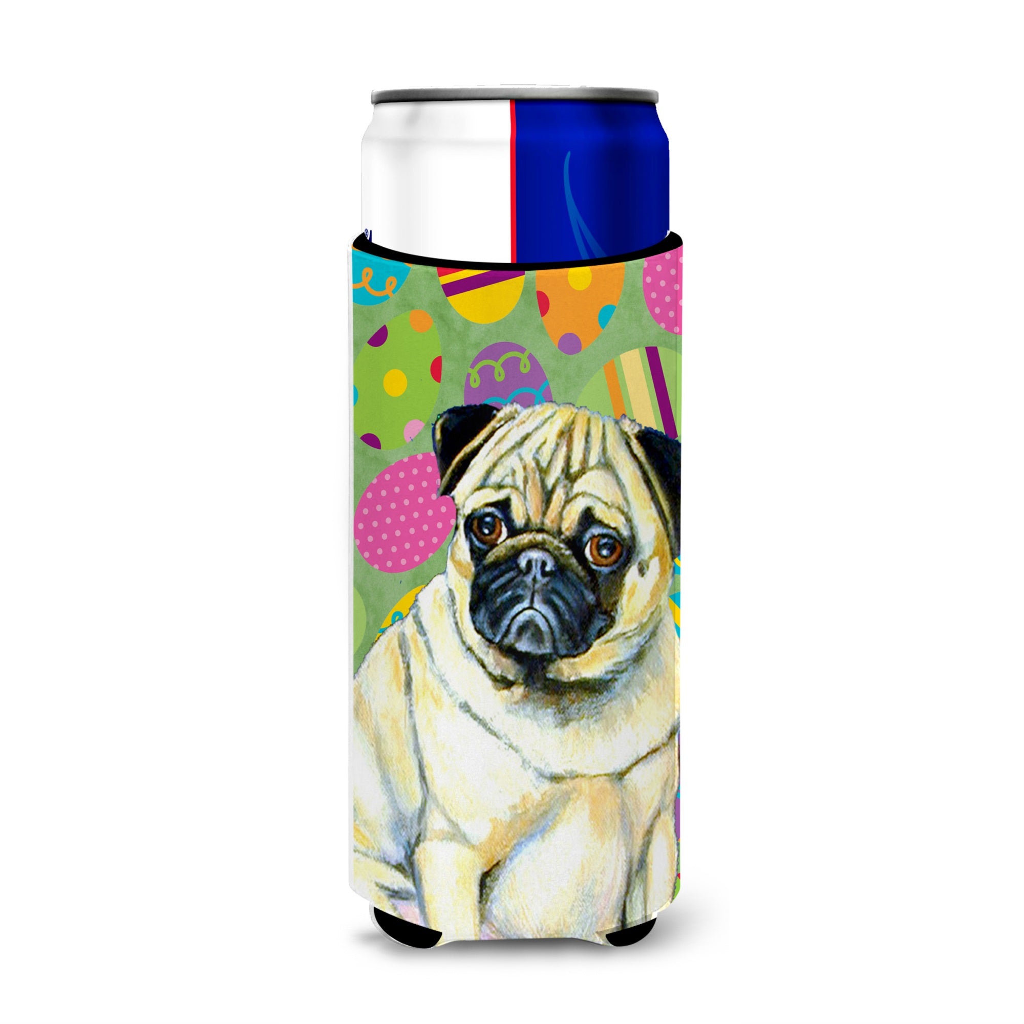 Pug Easter Eggtravaganza Ultra Hugger For Slim Cans