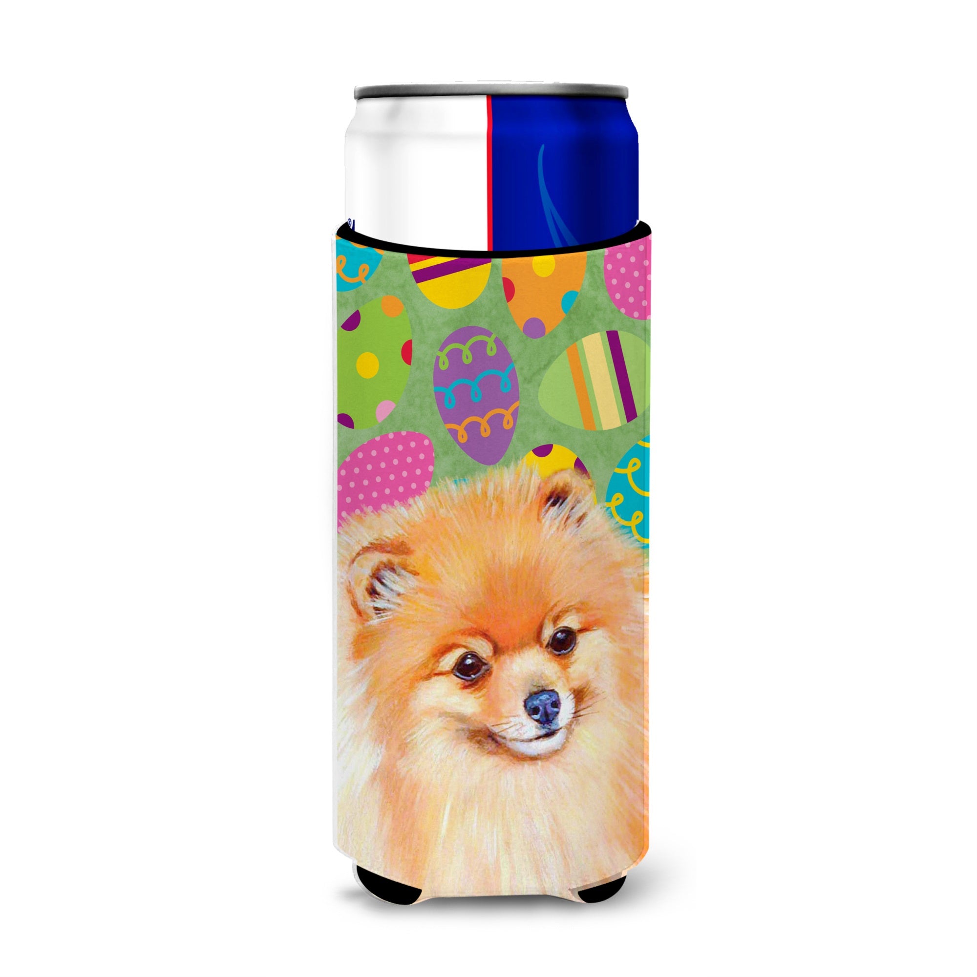 Pomeranian Easter Eggtravaganza Ultra Hugger For Slim Cans