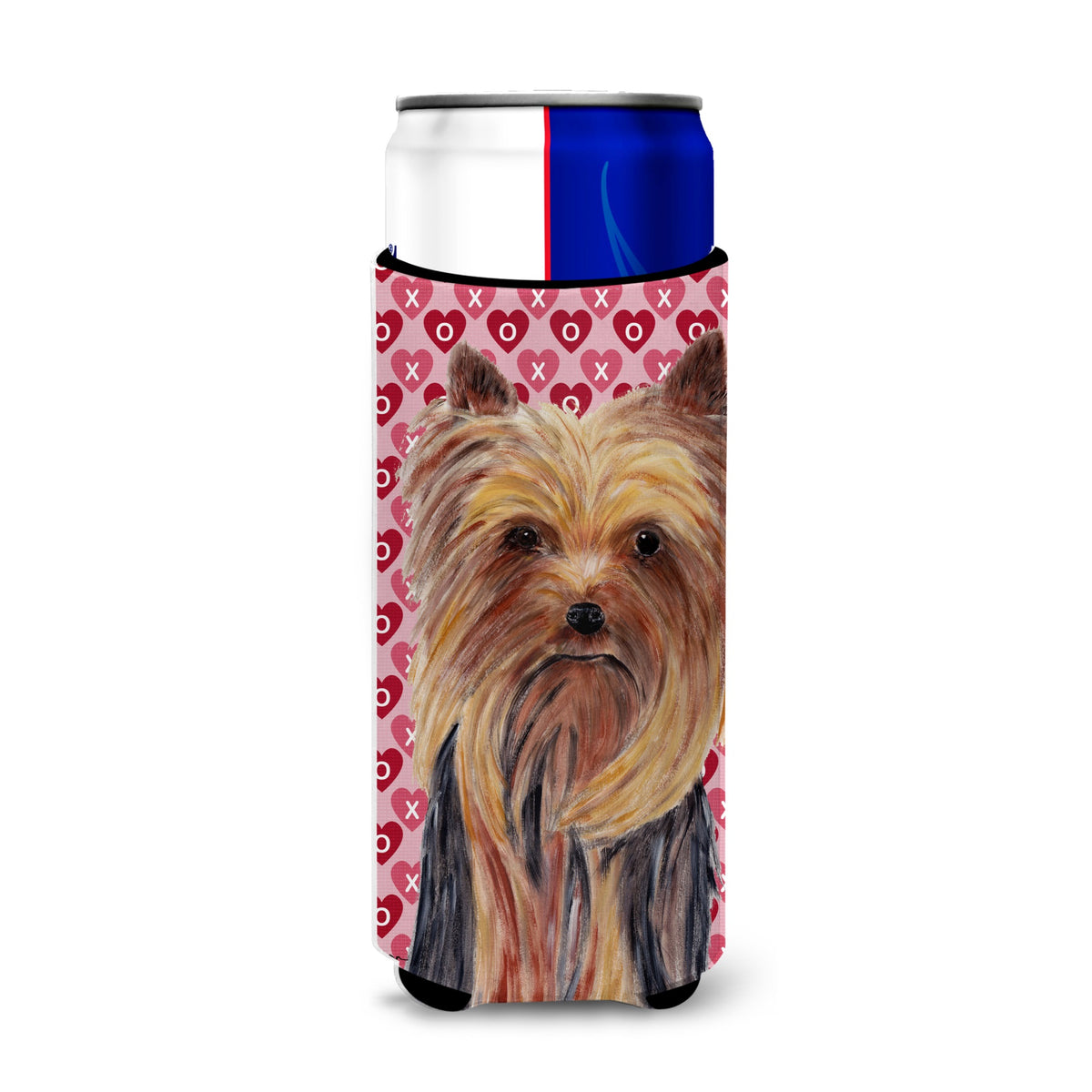 Yorkie Hearts Love And Valentine'S Day Portrait Ultra Hugger For Slim Cans