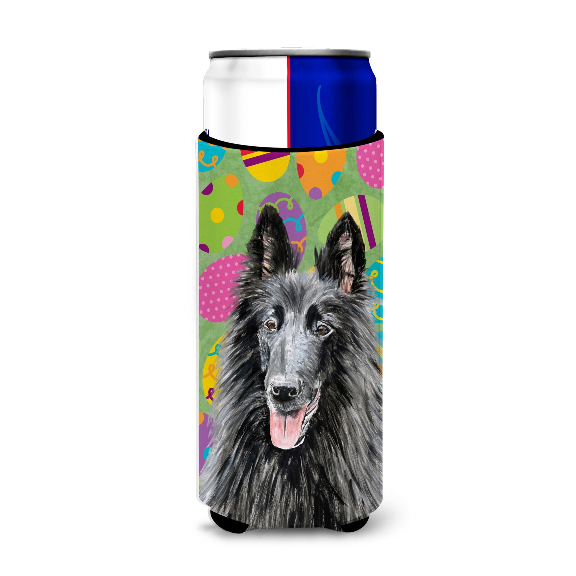 Belgian Sheepdog Easter Eggtravaganza Ultra Hugger For Slim Cans