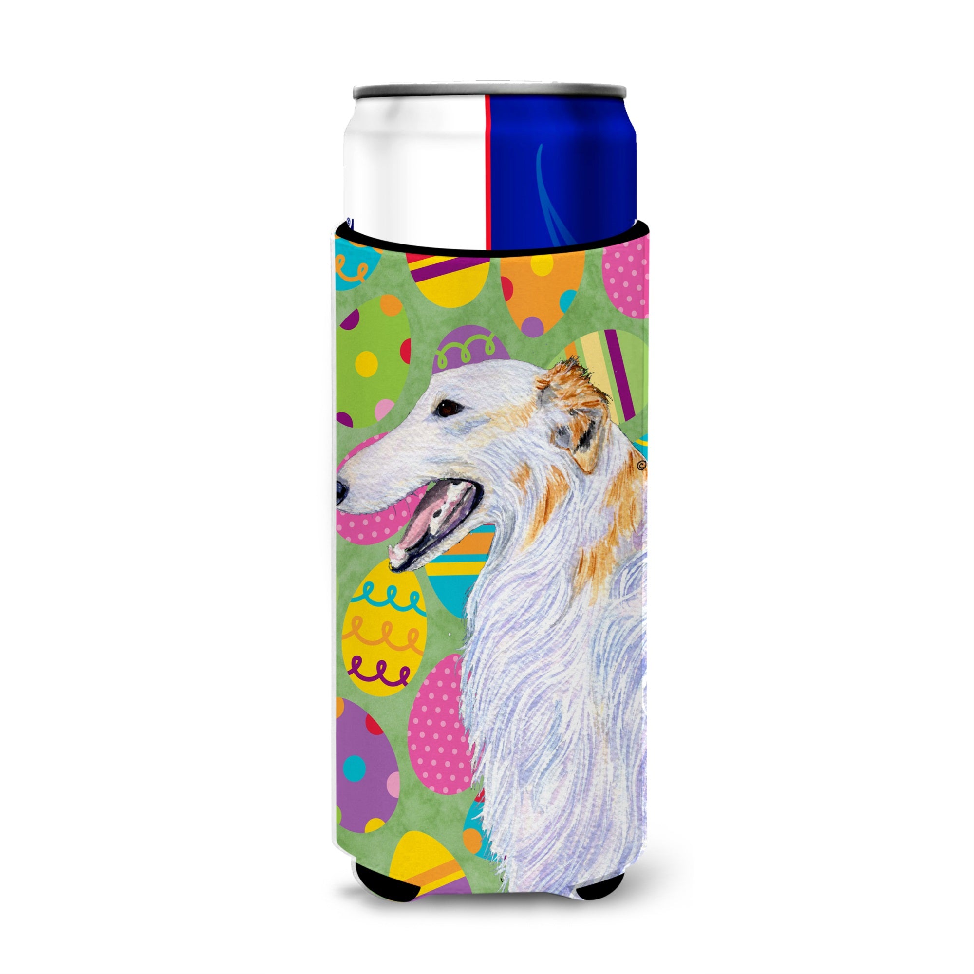 Borzoi Easter Eggtravaganza Ultra Hugger For Slim Cans