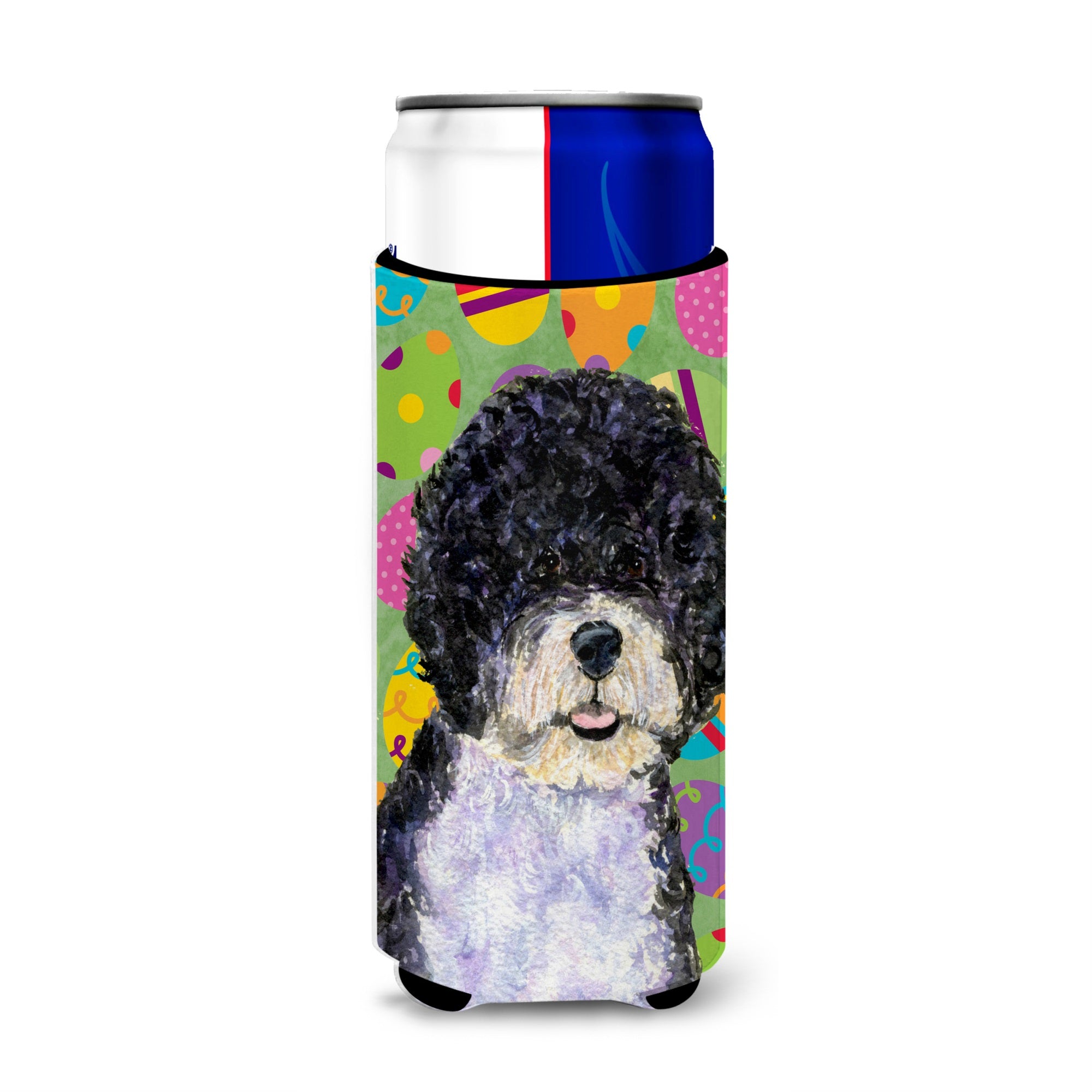 Portuguese Water Dog Easter Eggtravaganza Ultra Hugger For Slim Cans