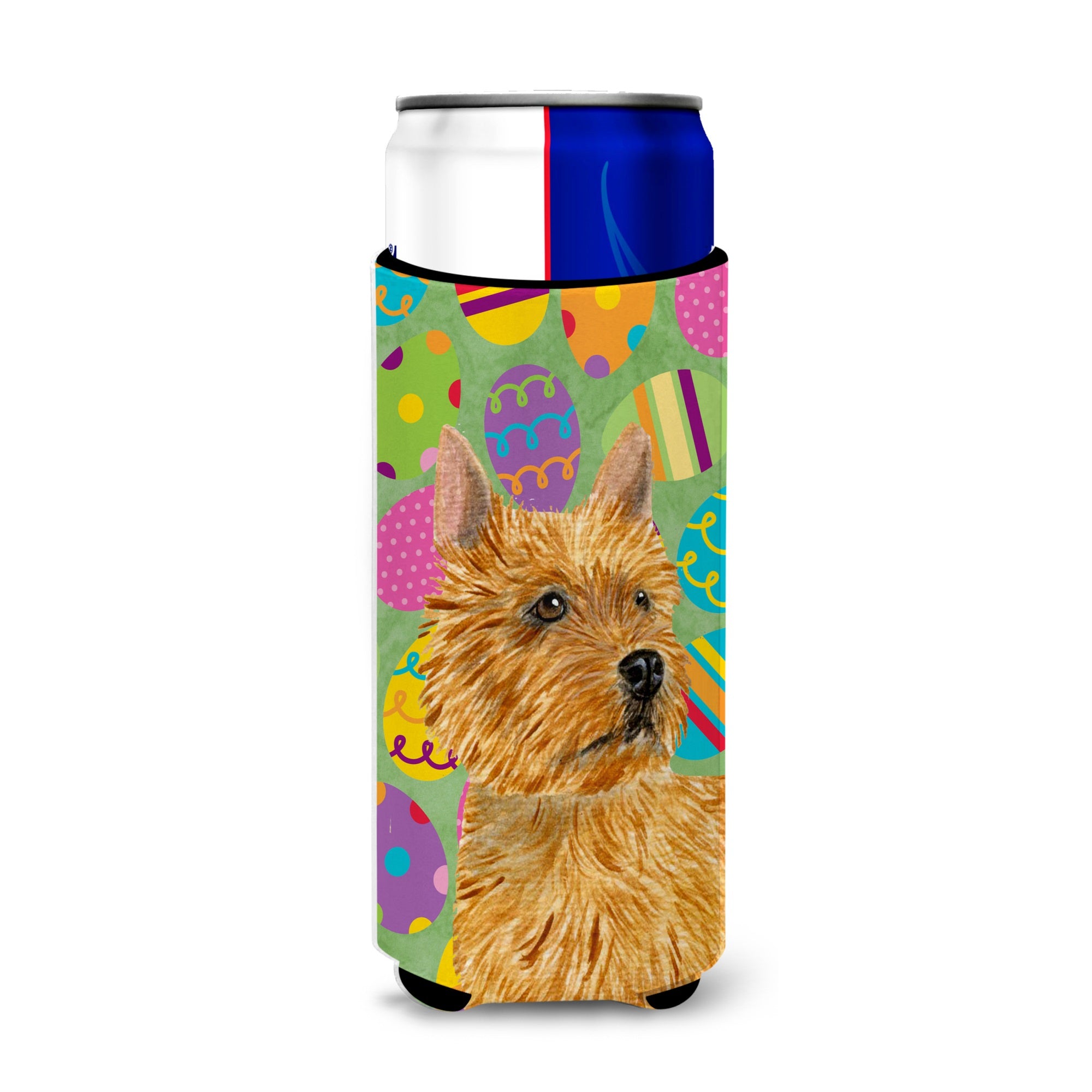 Norwich Terrier Easter Eggtravaganza Ultra Hugger For Slim Cans