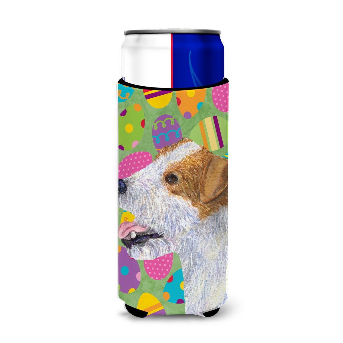 Jack Russell Terrier Easter Eggtravaganza Ultra Hugger For Slim Cans
