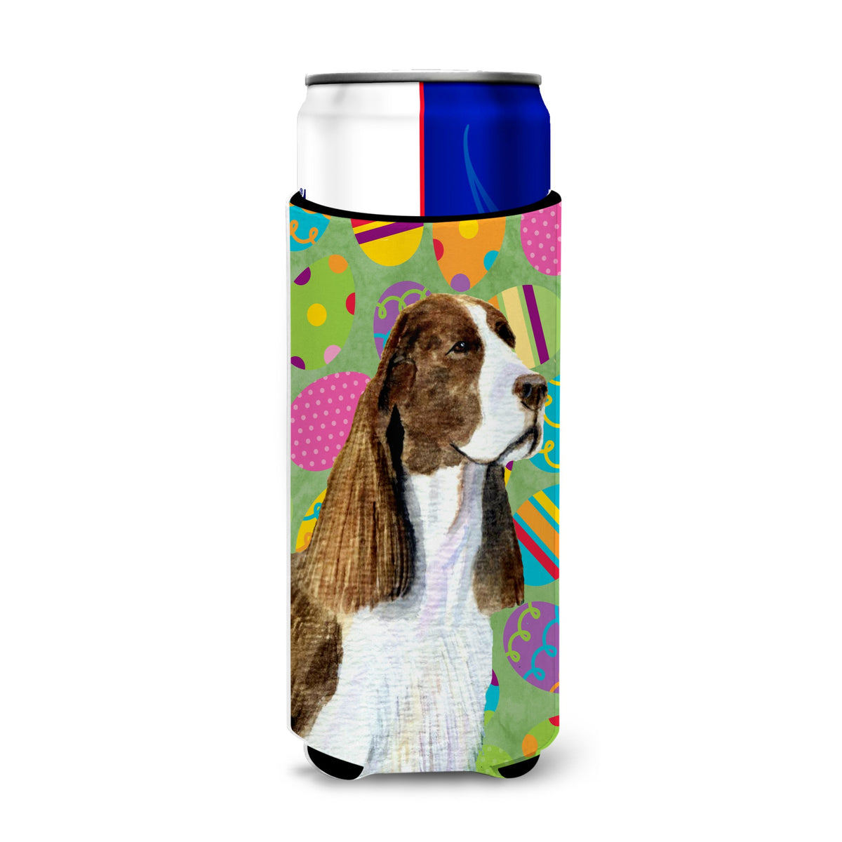 Springer Spaniel Easter Eggtravaganza Ultra Hugger For Slim Cans