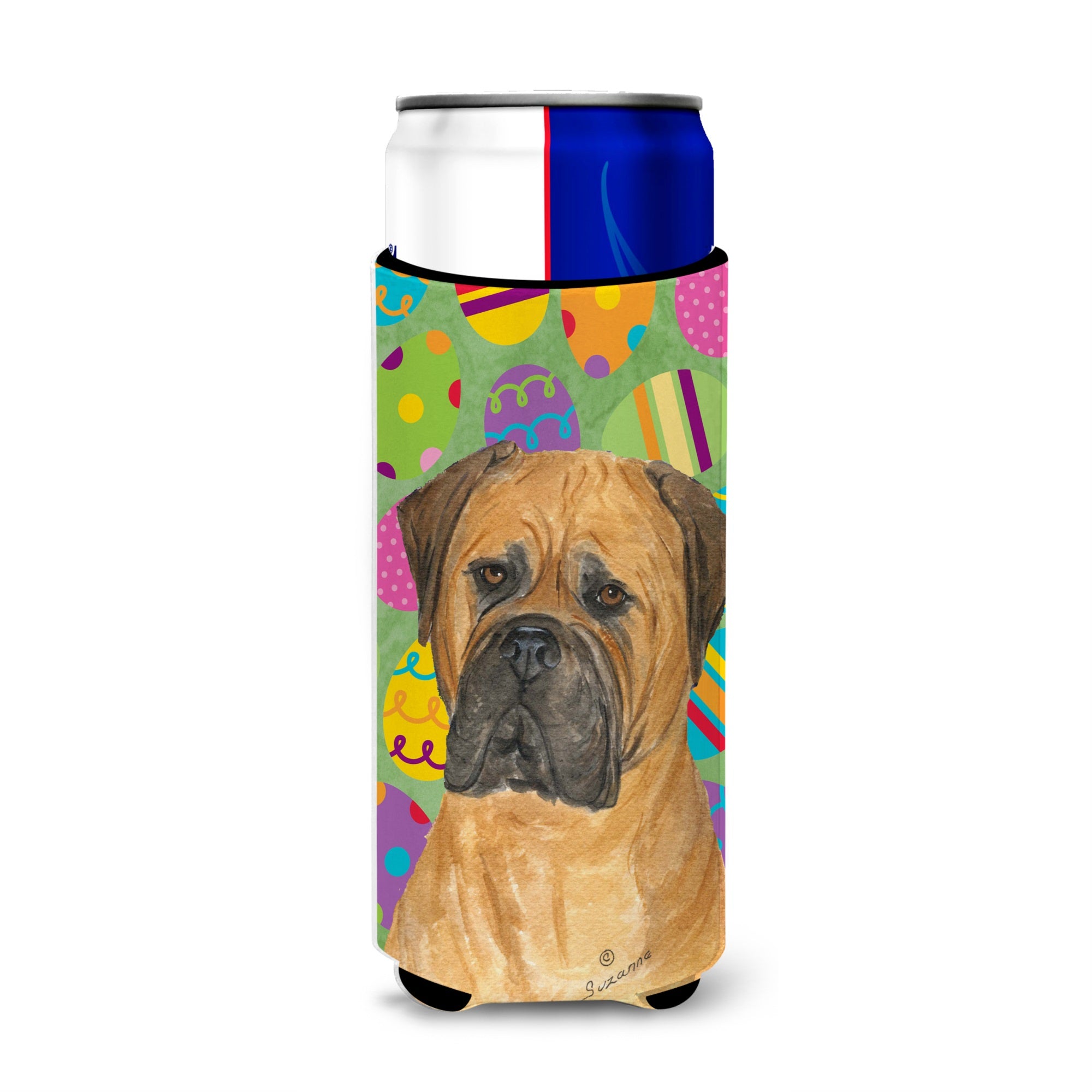 Bullmastiff Easter Eggtravaganza Ultra Hugger For Slim Cans