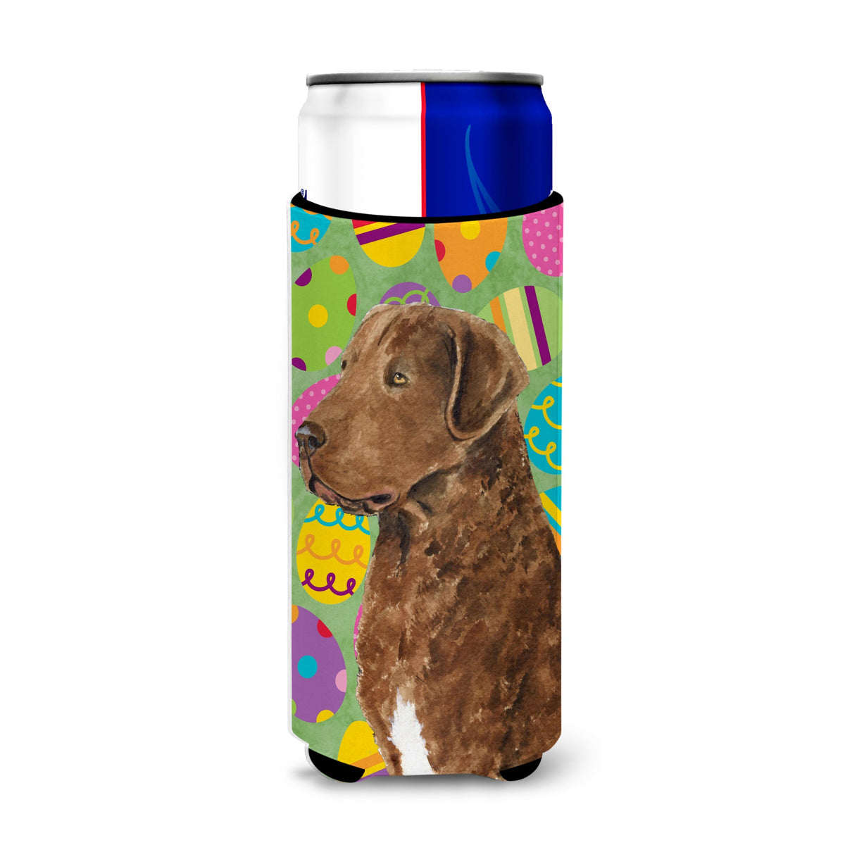 Chesapeake Bay Retriever Easter Eggtravaganza Ultra Hugger For Slim Cans
